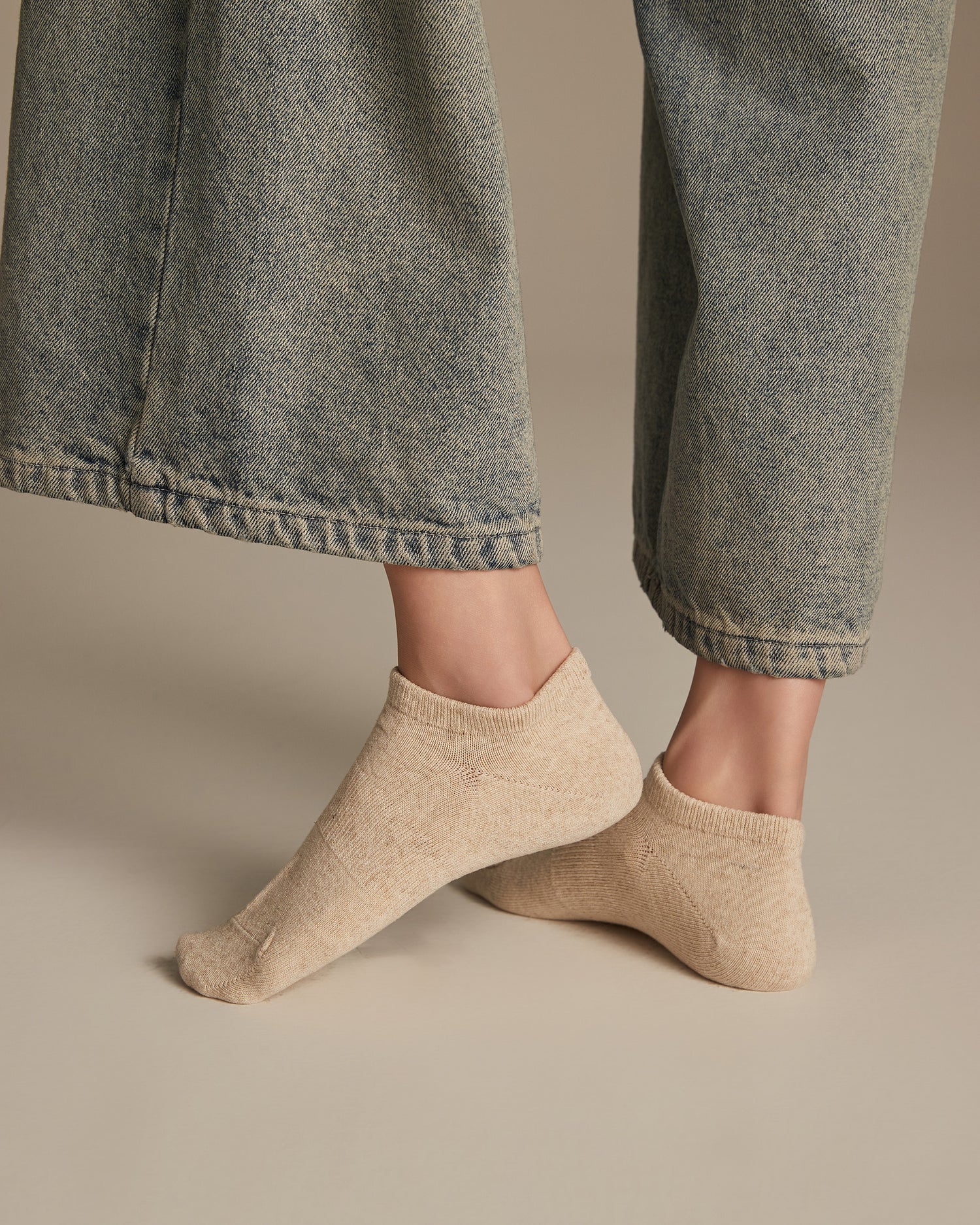 Women's Linen No-Show Socks