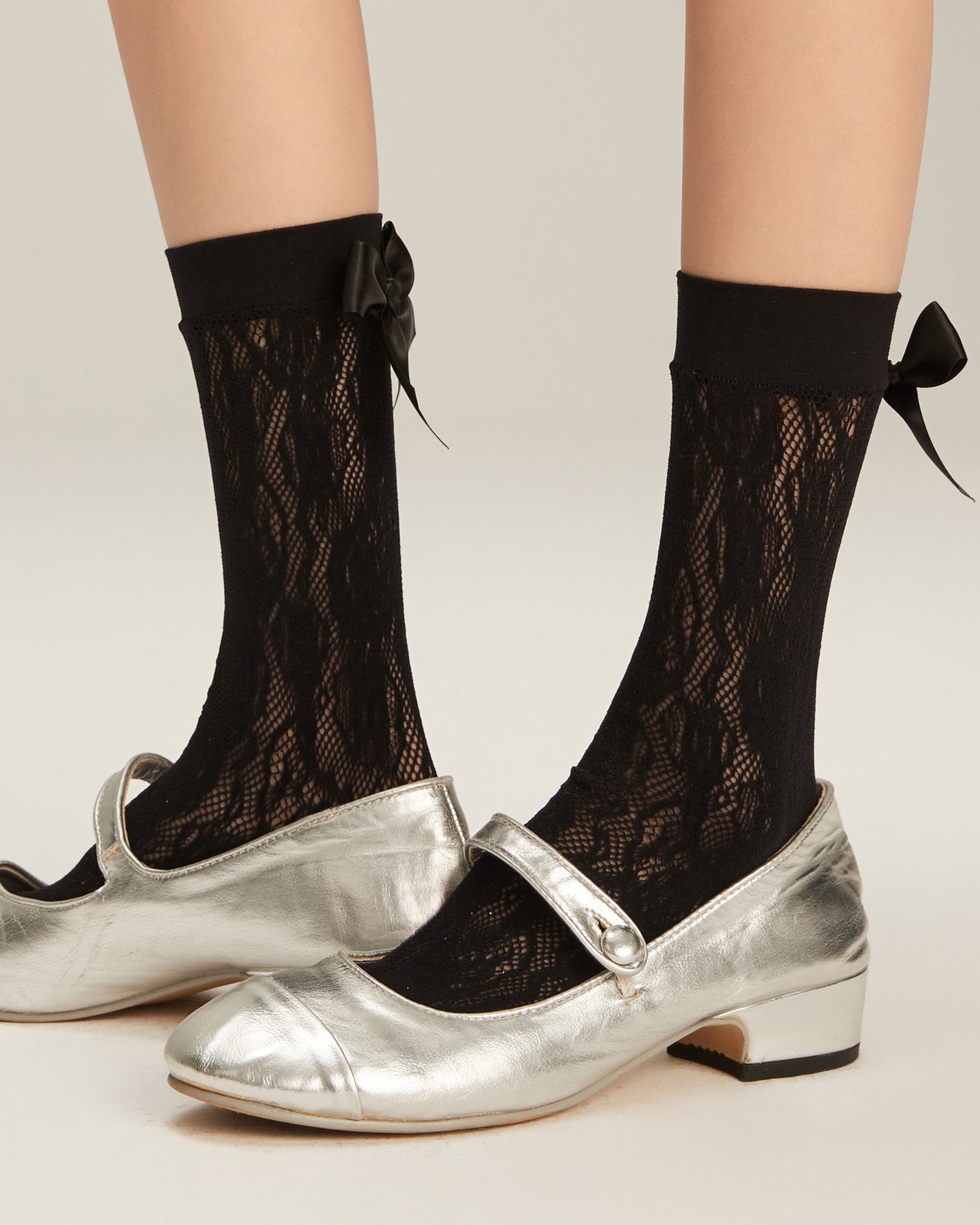 Women's Bow Lace JK Crew Socks