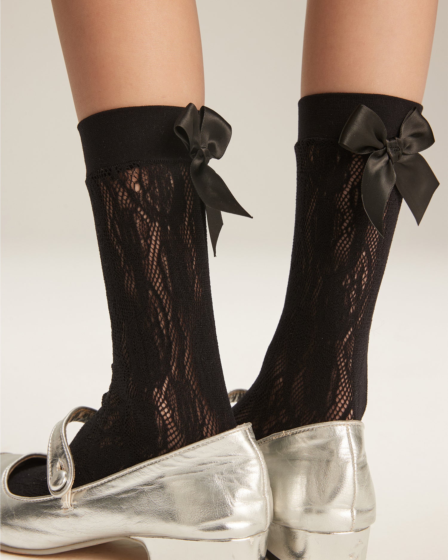 Women's Bow Lace JK Crew Socks