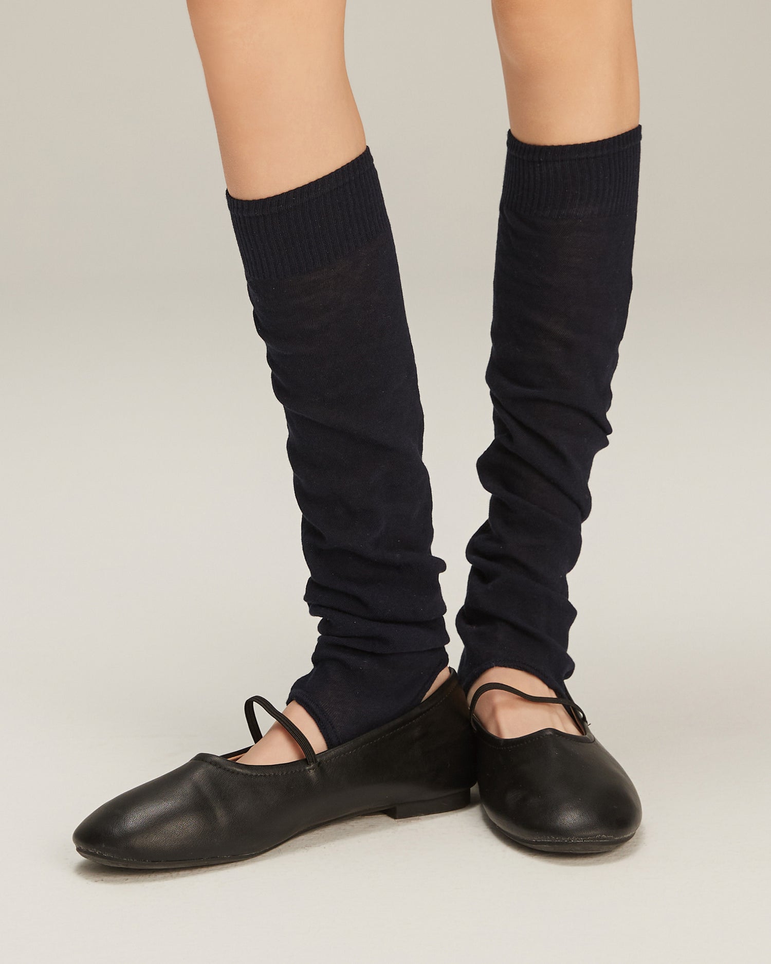 Women's High Ribbed Stirrup Leg Warmers