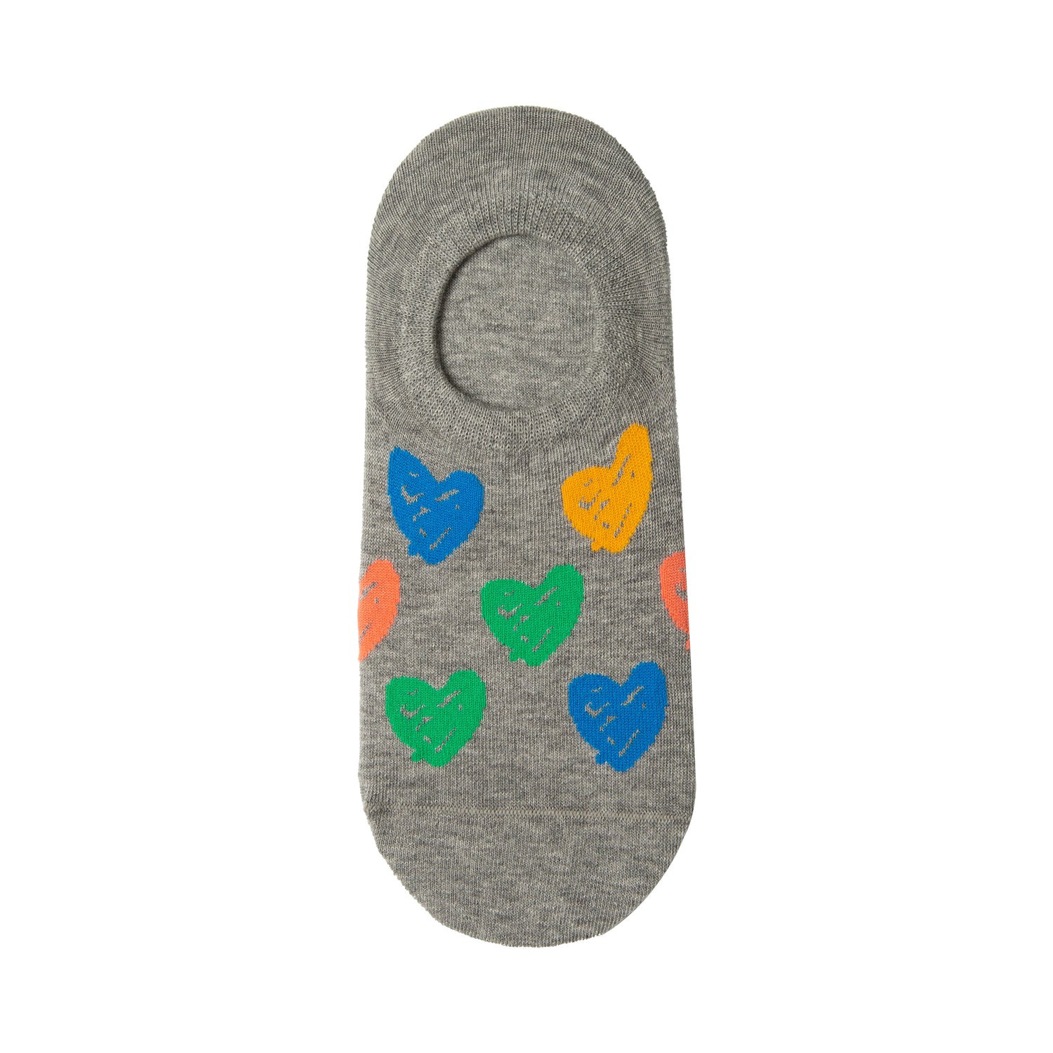 Women's Heart Pattern No-Show Socks