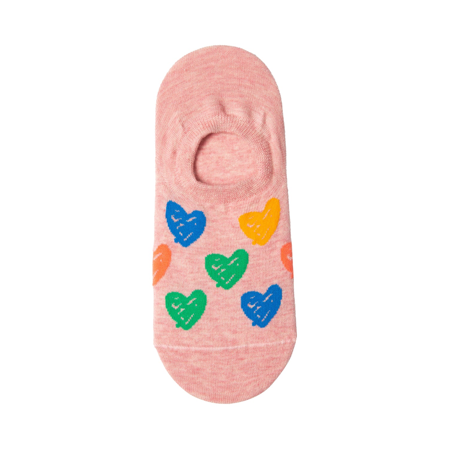 Women's Heart Pattern No-Show Socks