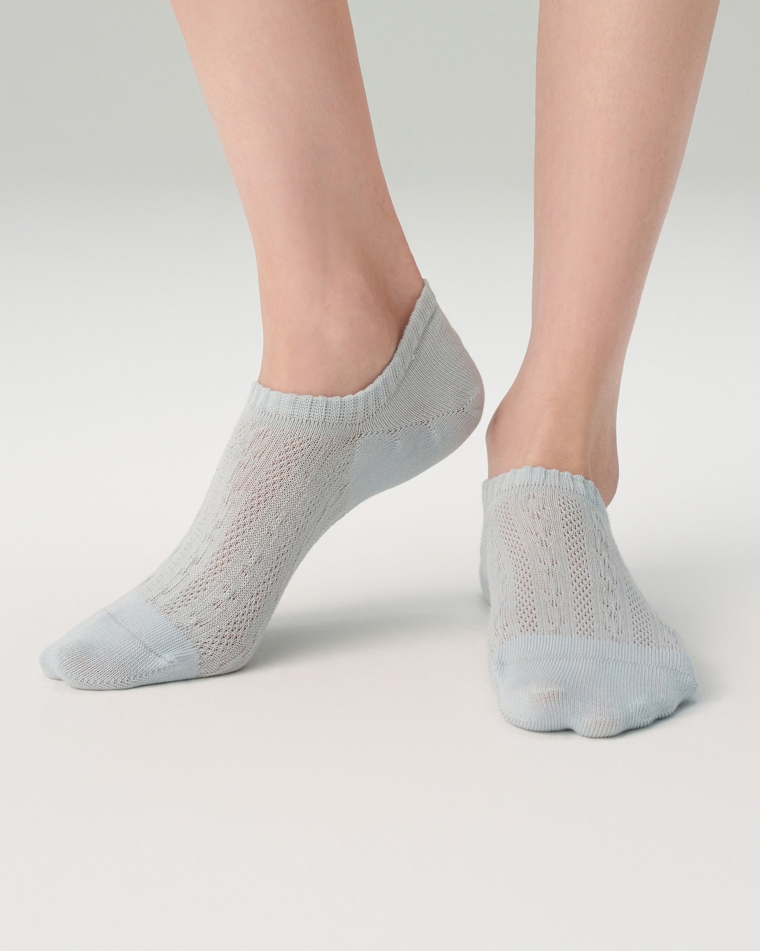Women's Cotton Mesh No-Show Socks
