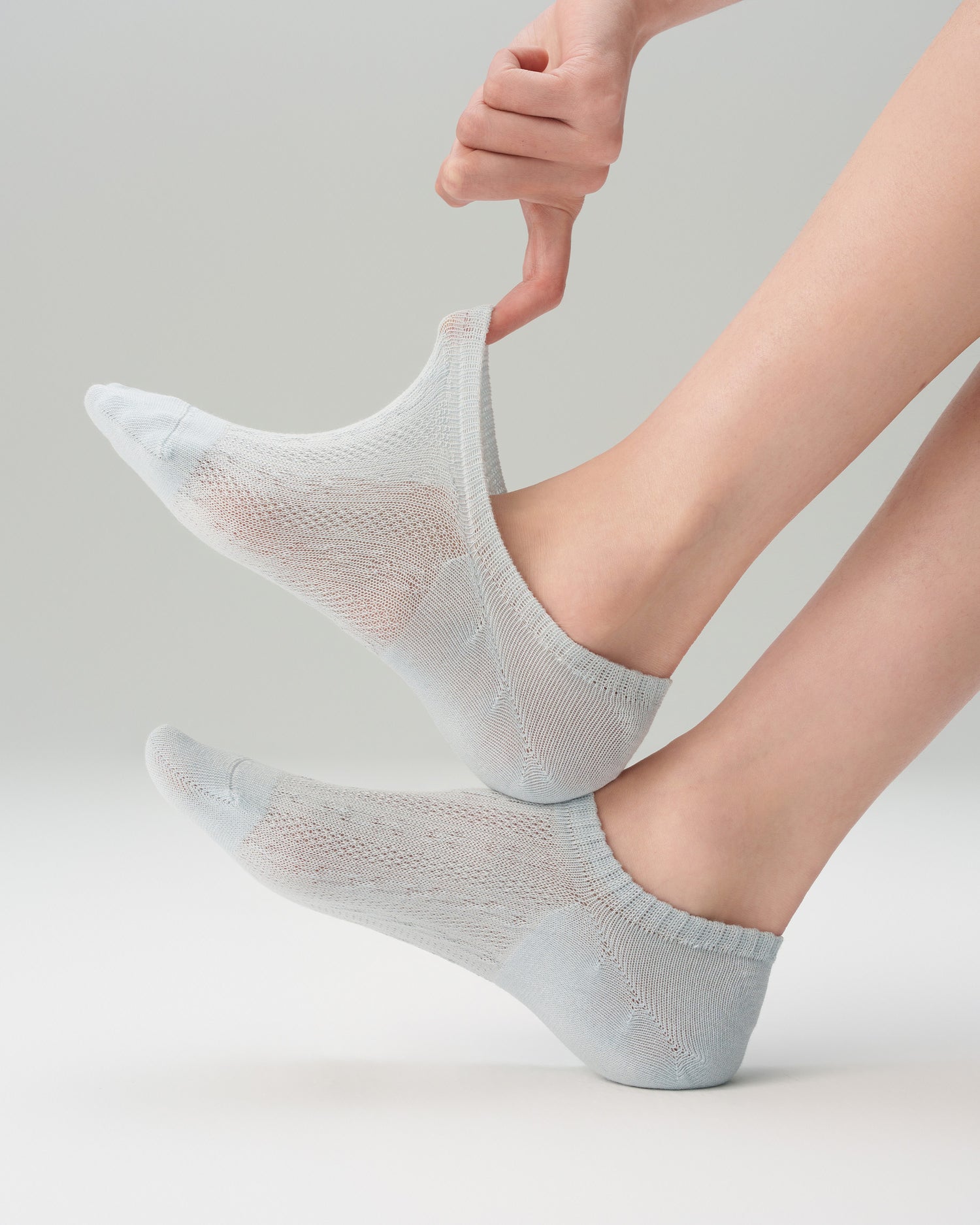 Women's Cotton Mesh No-Show Socks