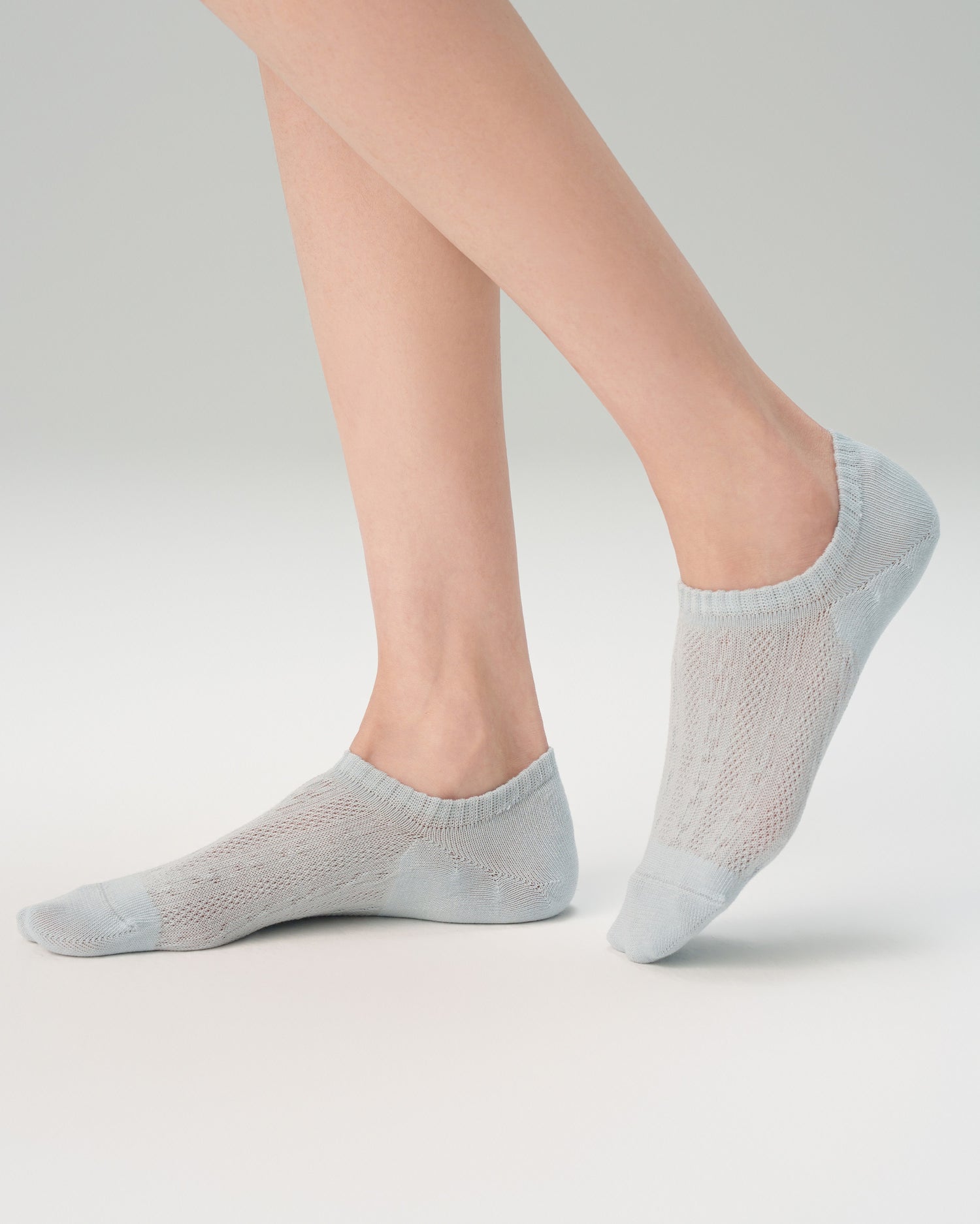 Women's Cotton Mesh No-Show Socks