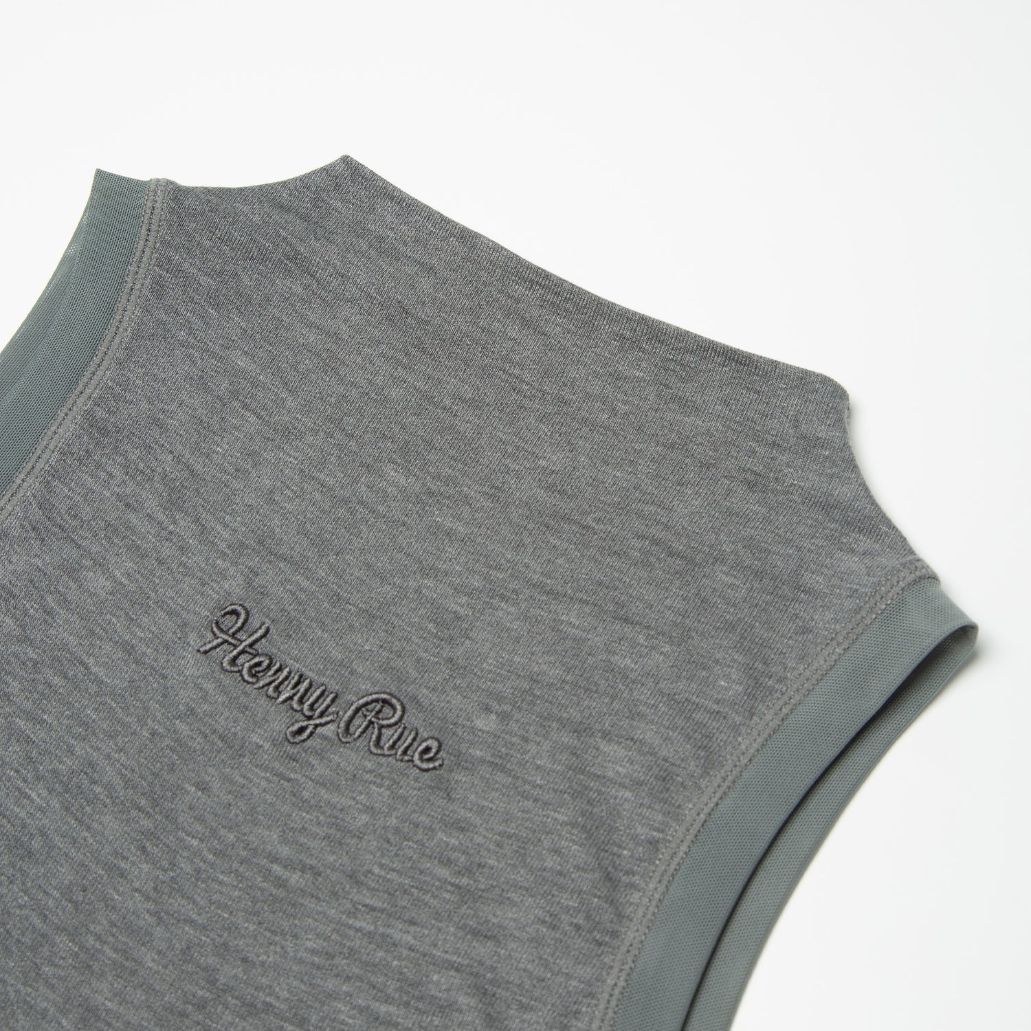 Embroidered Sleeveless Tank Top