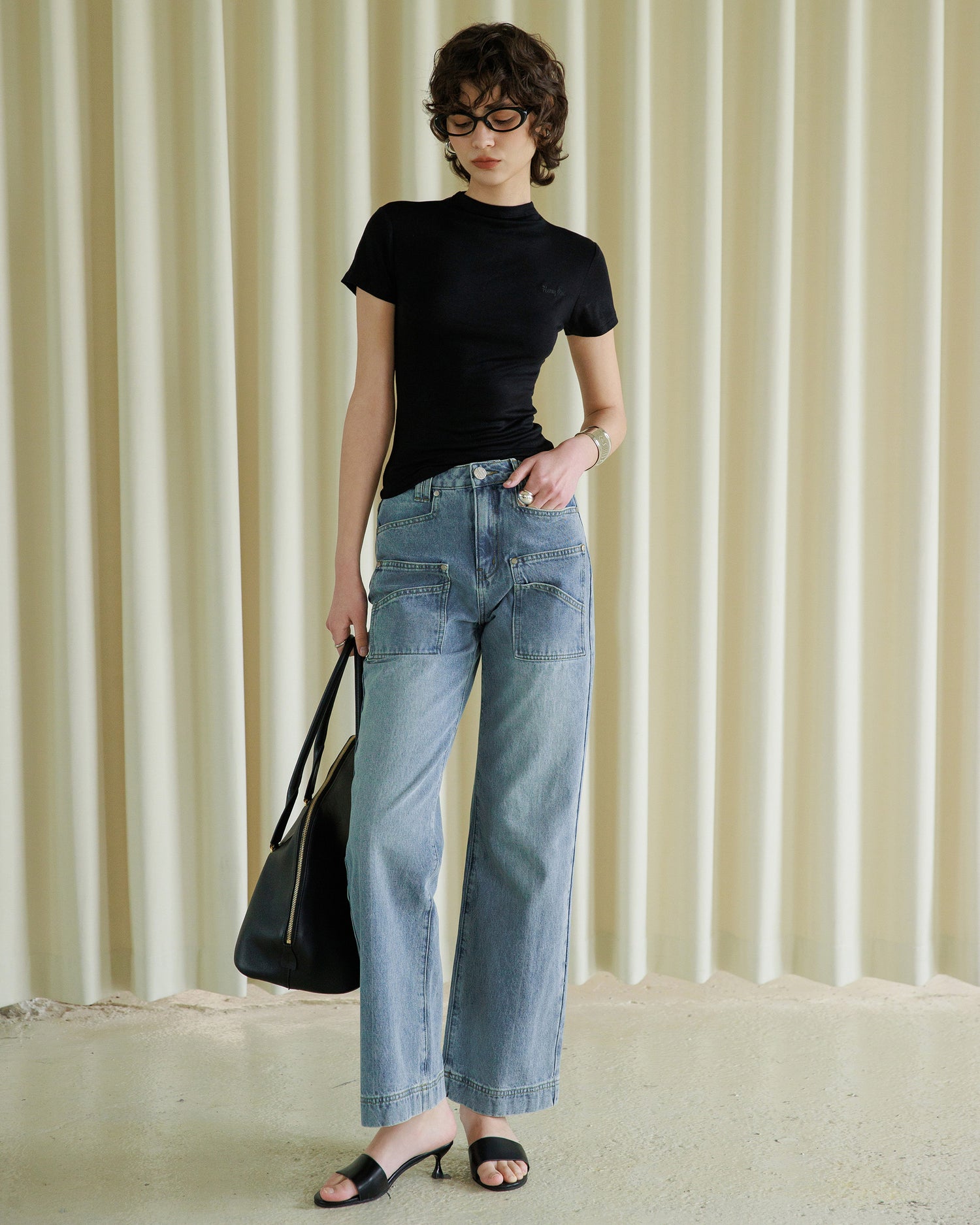 Women’s Mock Neck T-Shirt