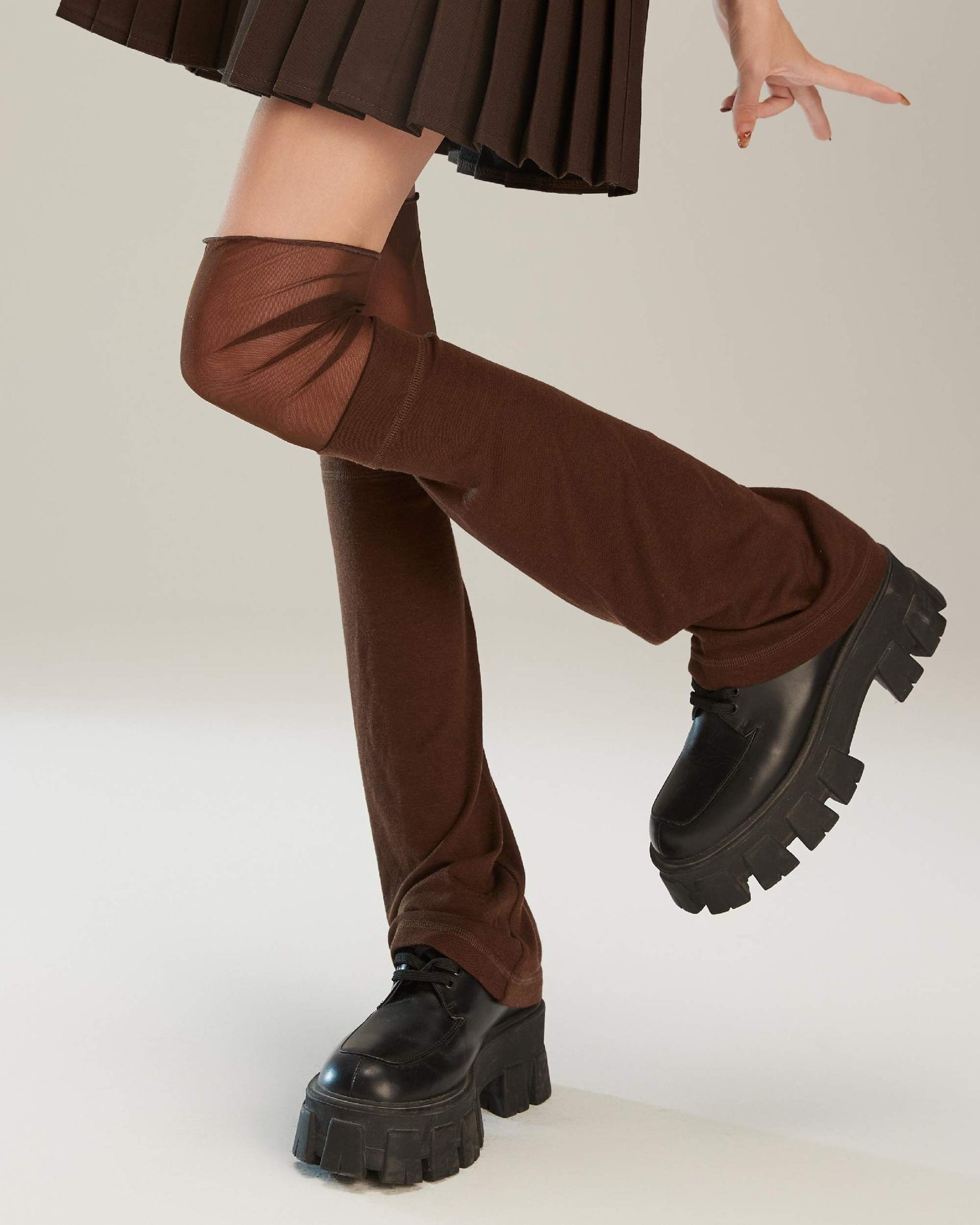 Women’s Tulle Spliced Leg Sleeves