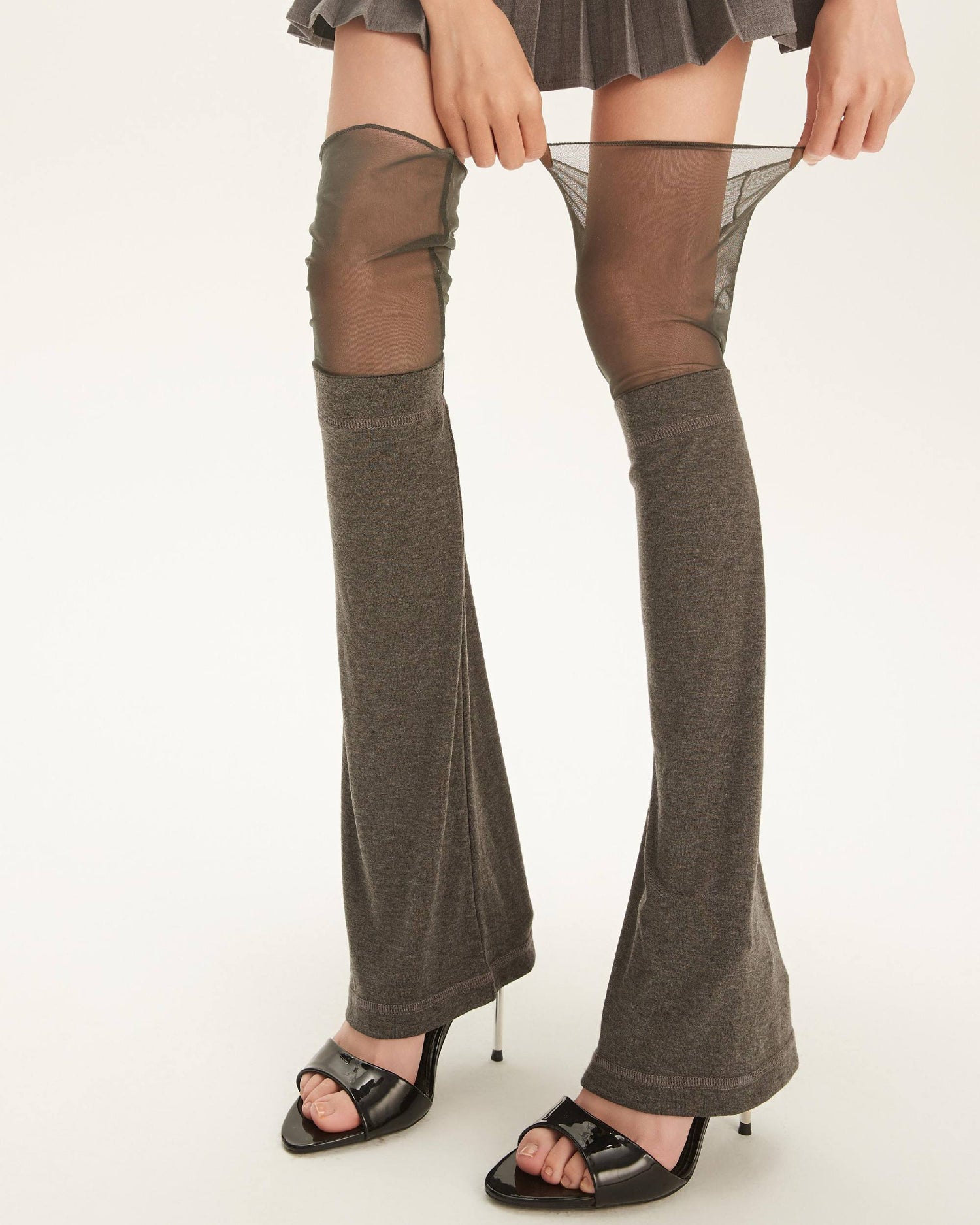 Women’s Tulle Spliced Leg Sleeves