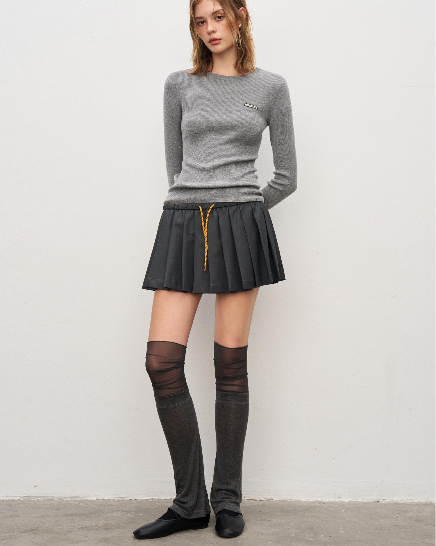 Women’s Tulle Spliced Leg Sleeves