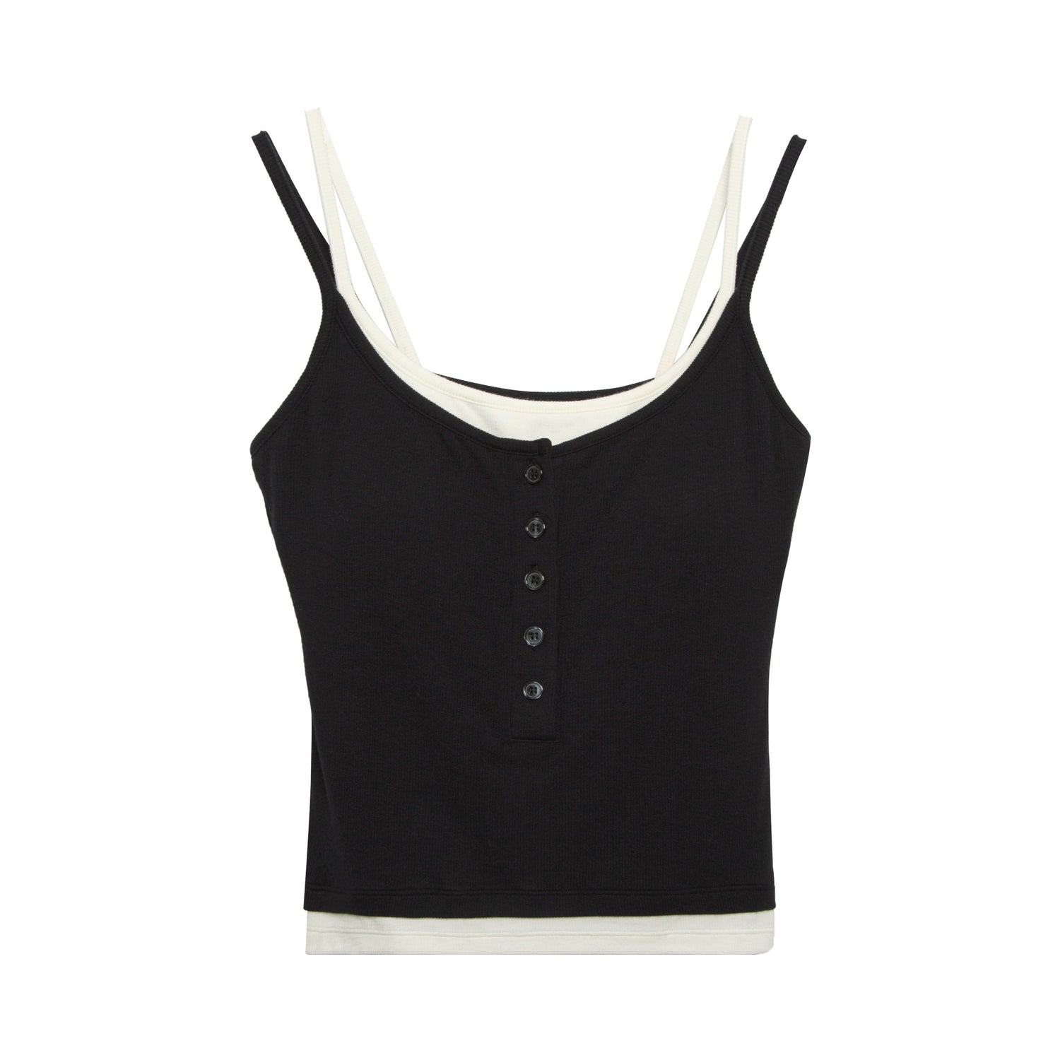 Women's Modal Colorblock Built-In Bra Cami Top