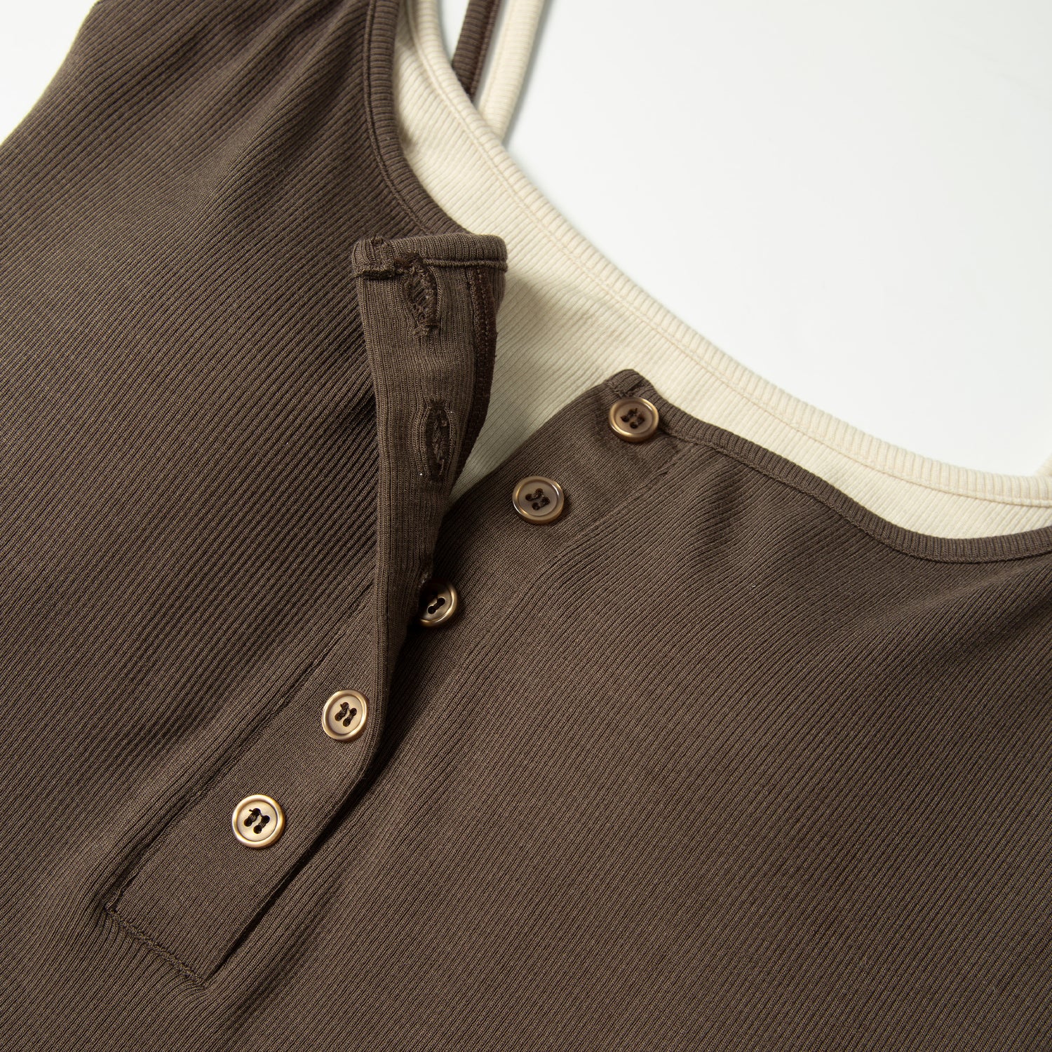 Women's Modal Colorblock Built-In Bra Cami Top