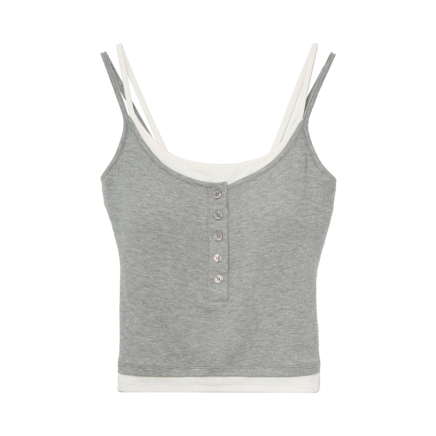 Women's Modal Colorblock Built-In Bra Cami Top