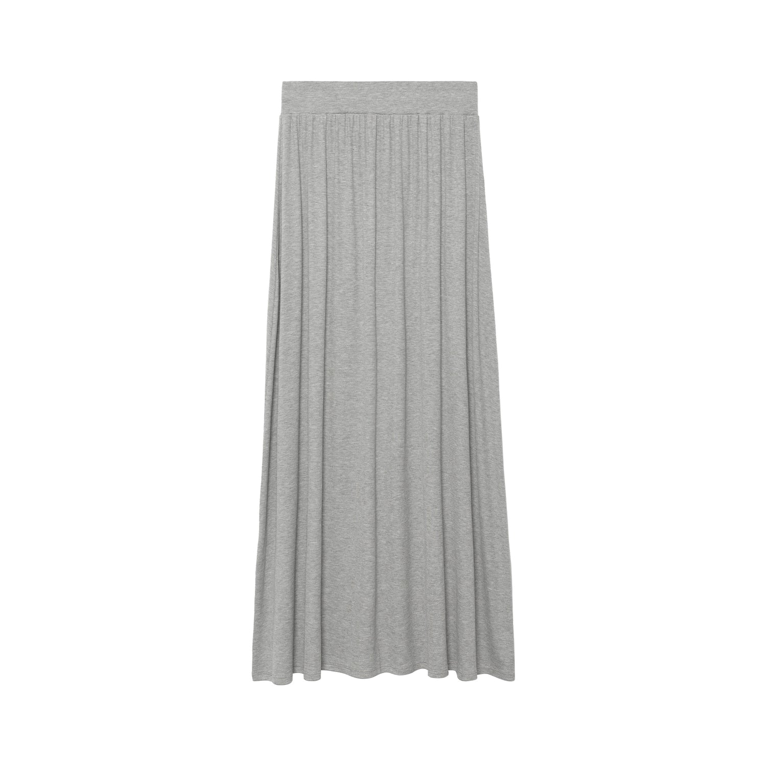 Women's High-Waisted Flowing A-Line Midi Skirt