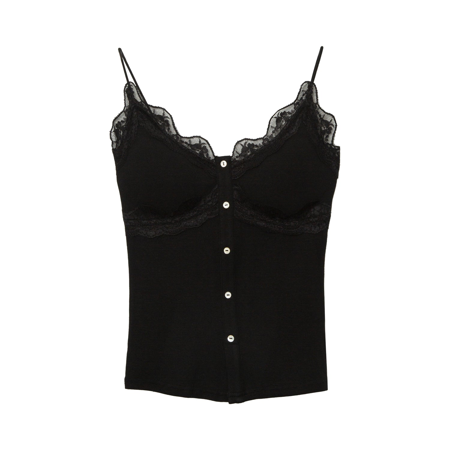 Women’s Lace Camisole with Built-in Bra Pad