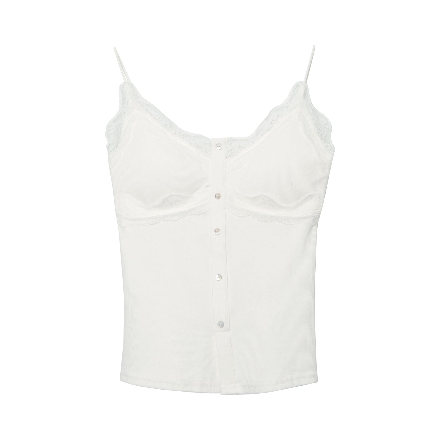 Women’s Lace Camisole with Built-in Bra Pad