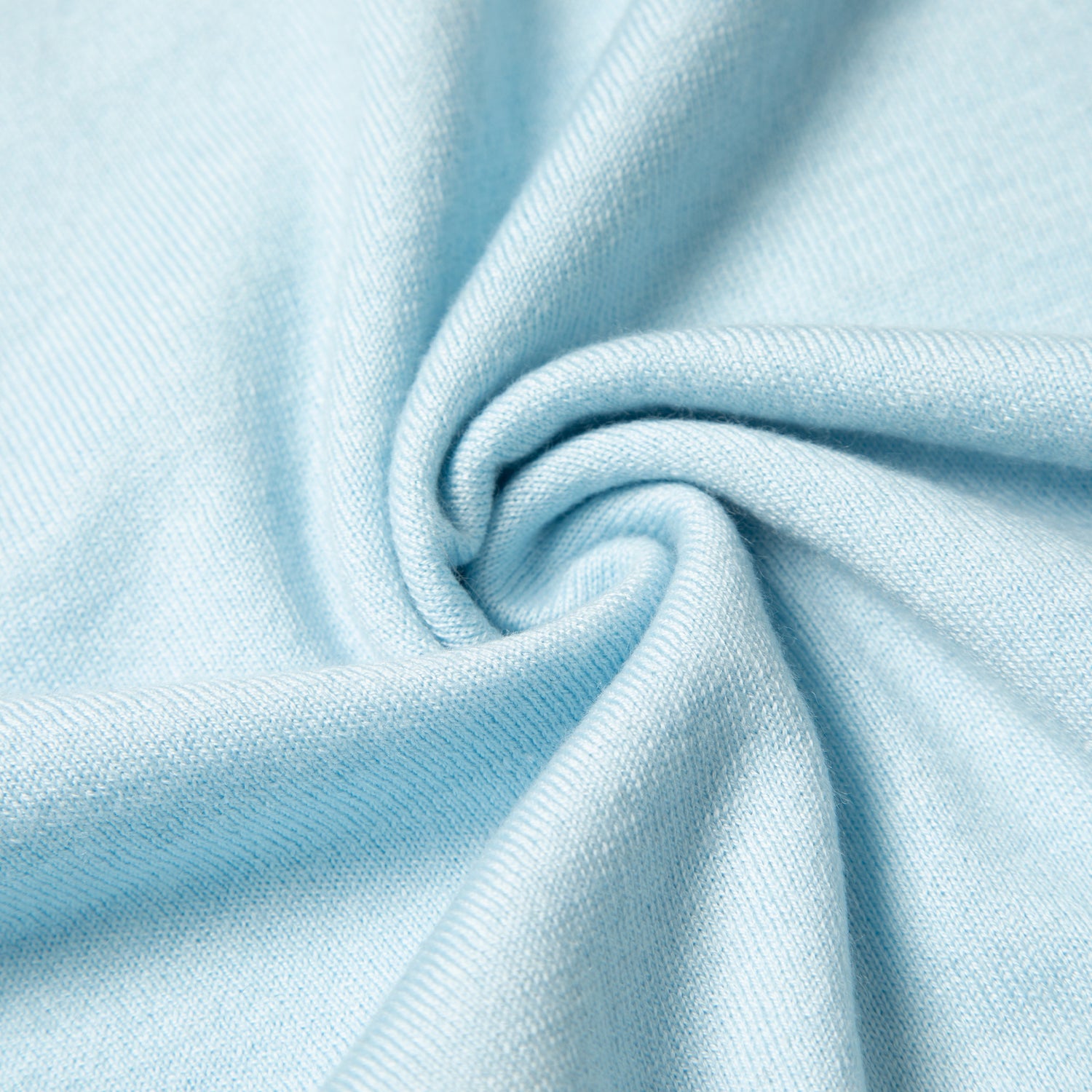 Silk Blend Deep V-Neck Knit Pullover