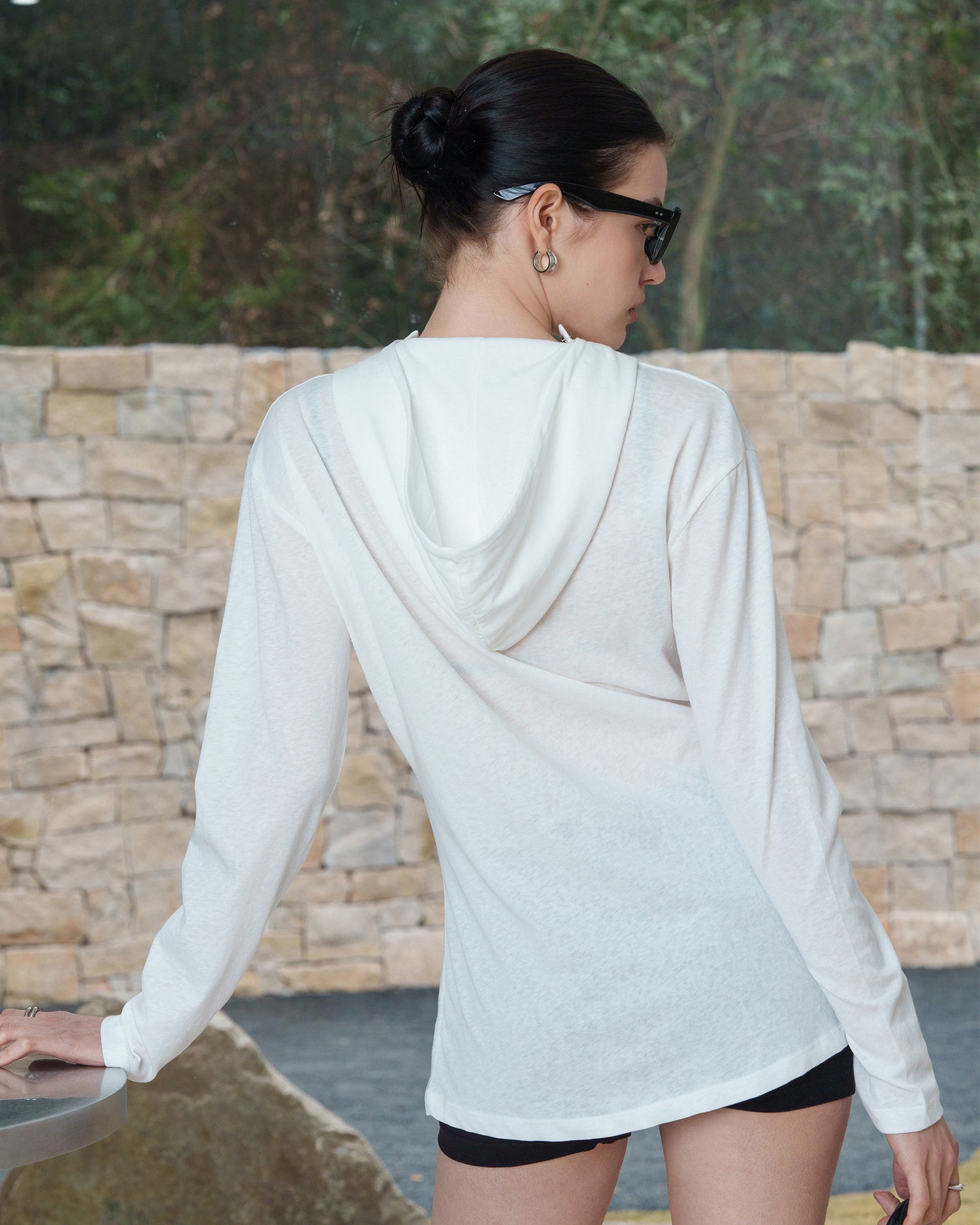 Women's Lightweight Linen Hoodie