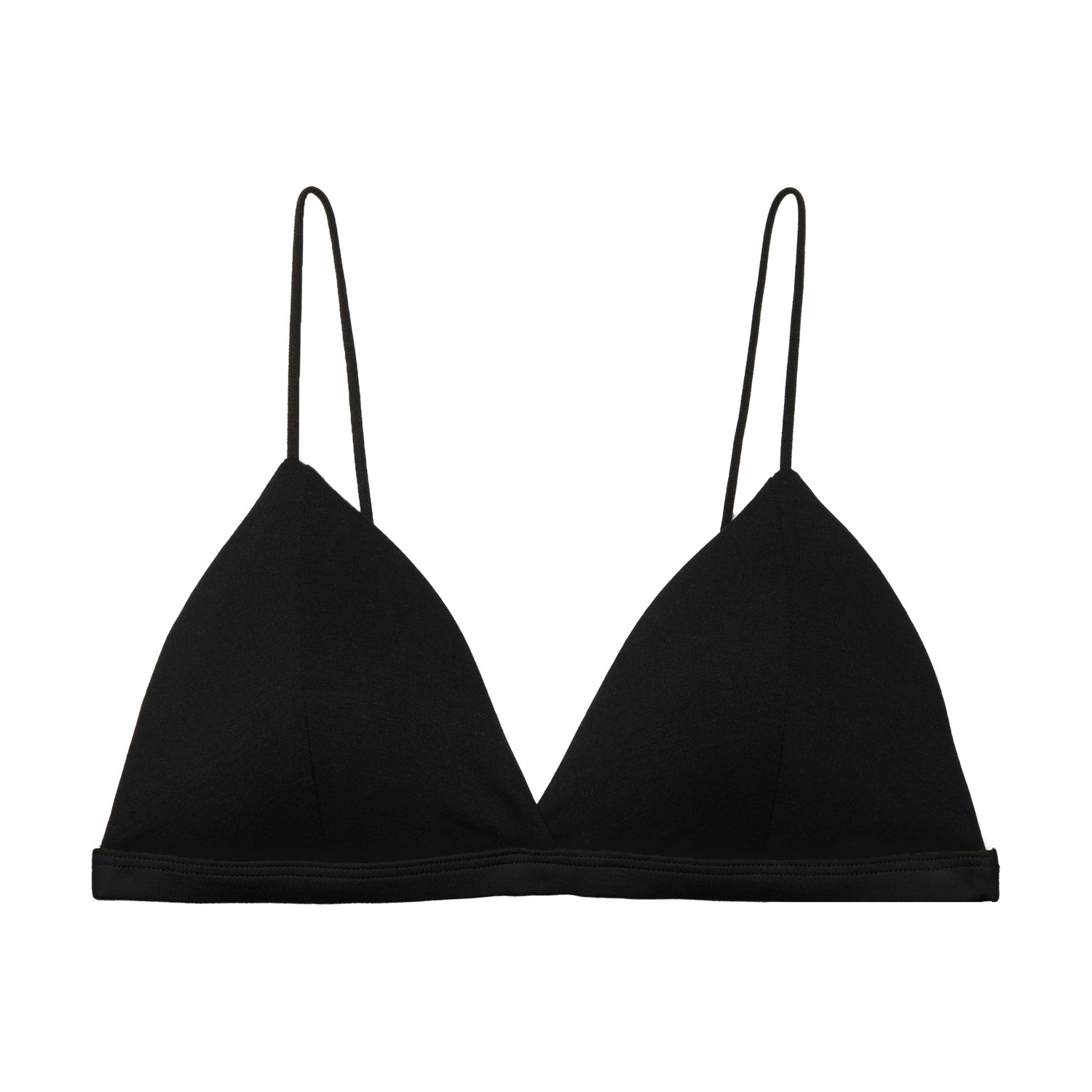 Women's Modal Wireless Spaghetti Strap Triangle Bra