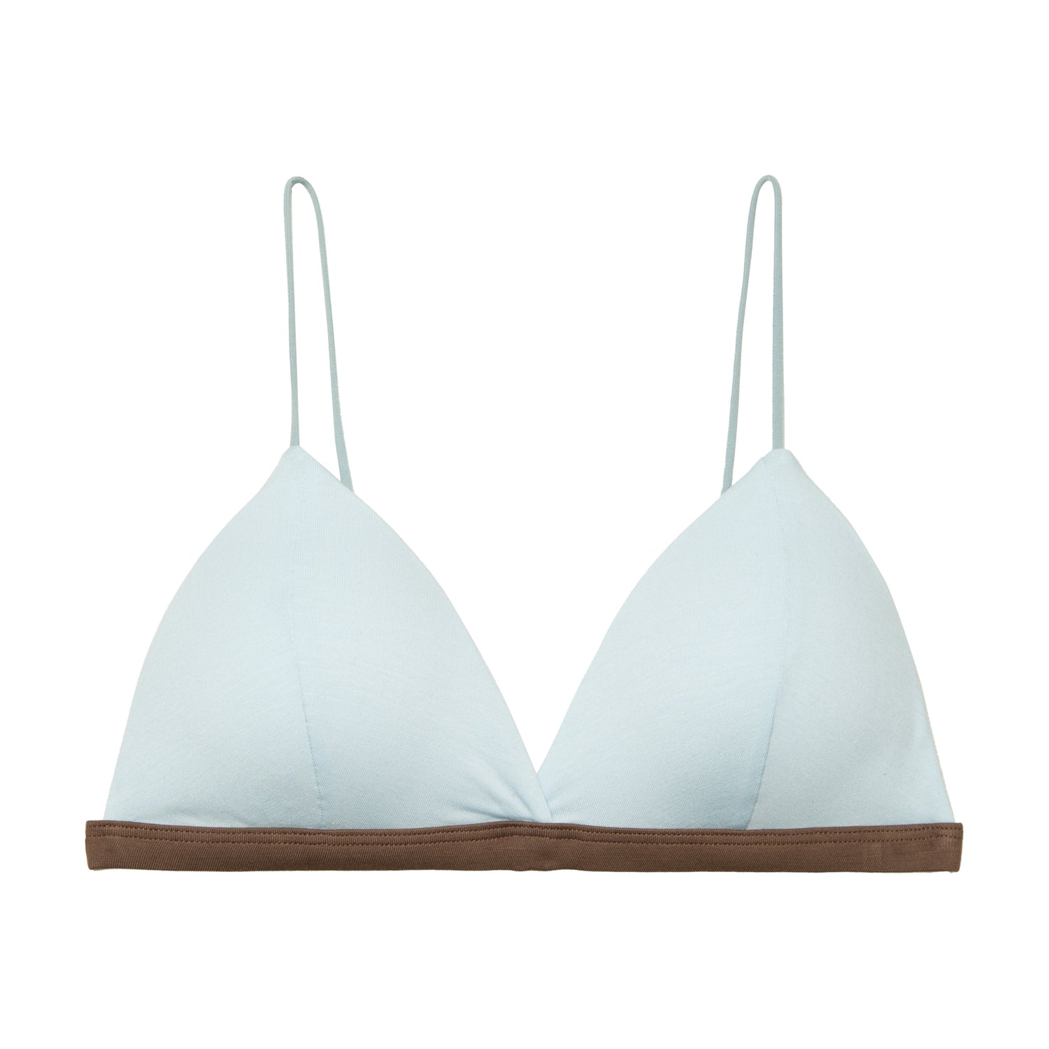 Women's Modal Wireless Spaghetti Strap Triangle Bra