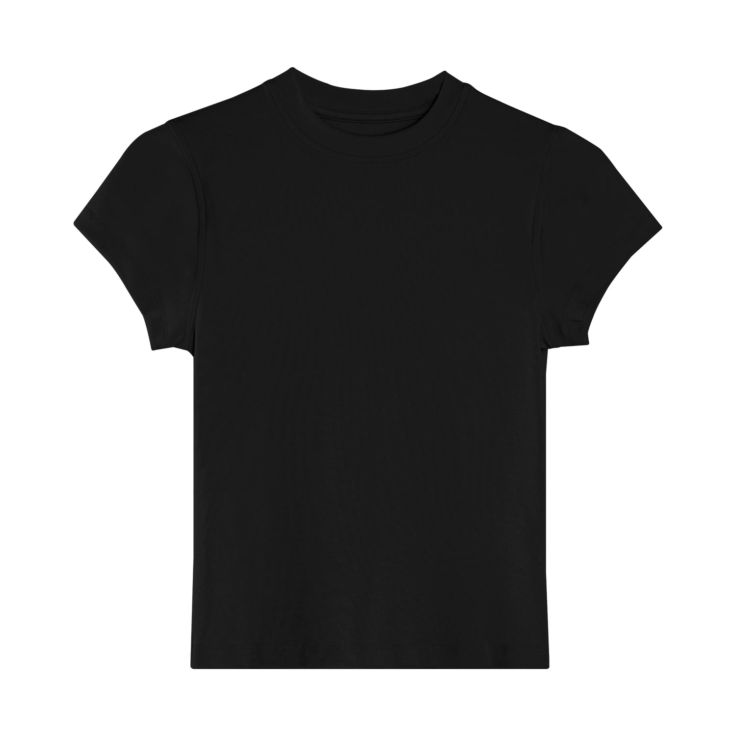 Women’s Solid Color Crewneck Short Sleeve Tee