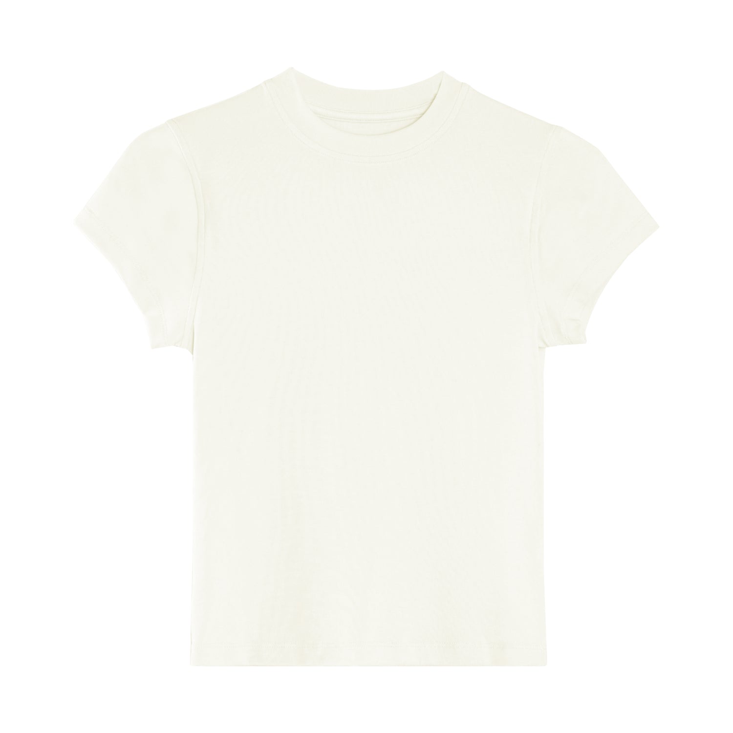 Women’s Solid Color Crewneck Short Sleeve Tee