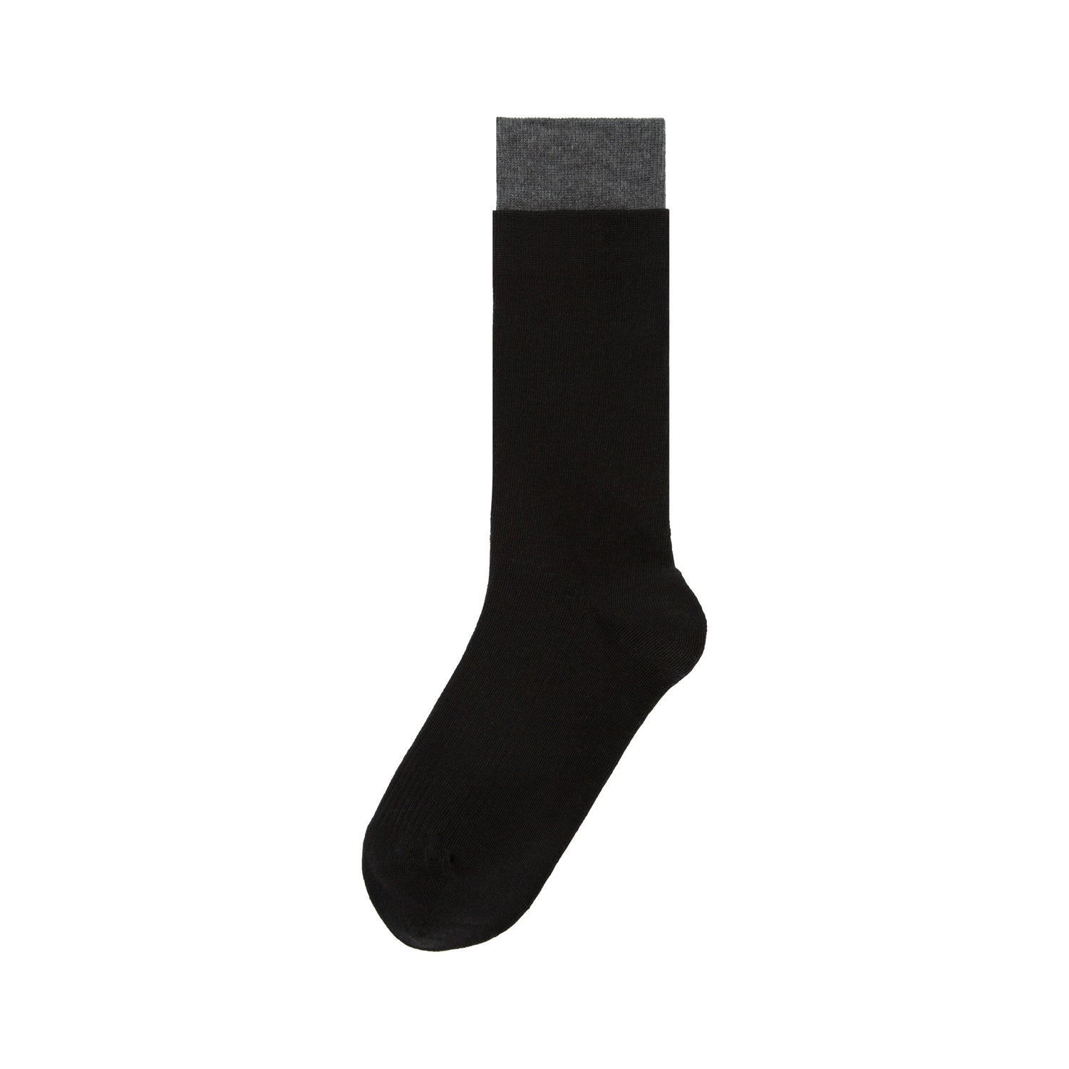 Women’s Mid-Calf Colorblock Double-Rib Sports Socks