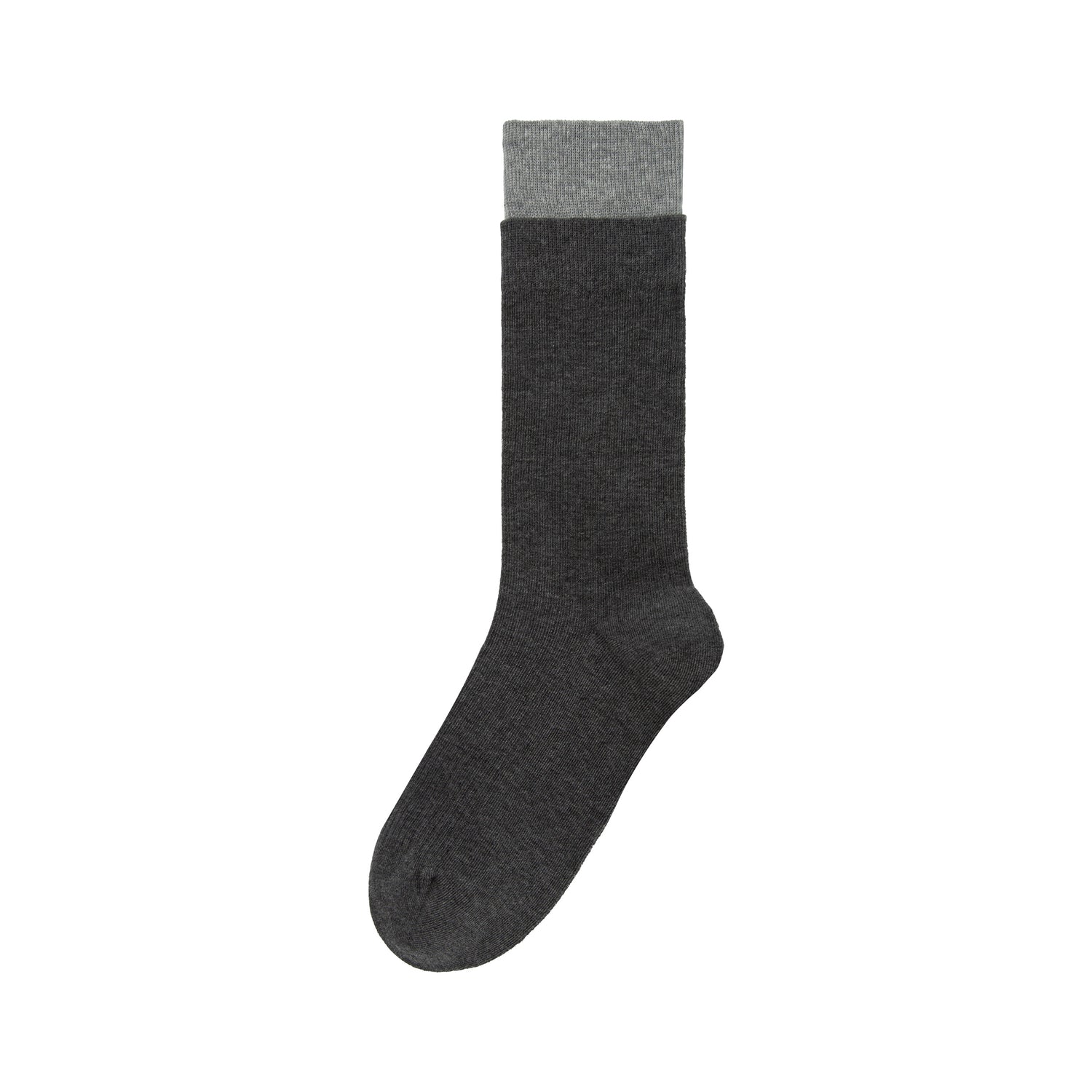 Women’s Mid-Calf Colorblock Double-Rib Sports Socks