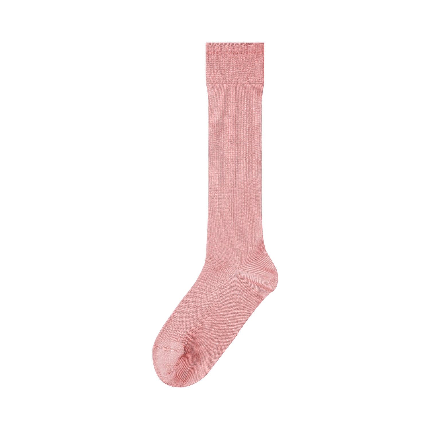 Women's Rayon Ribbed Knee-High Socks