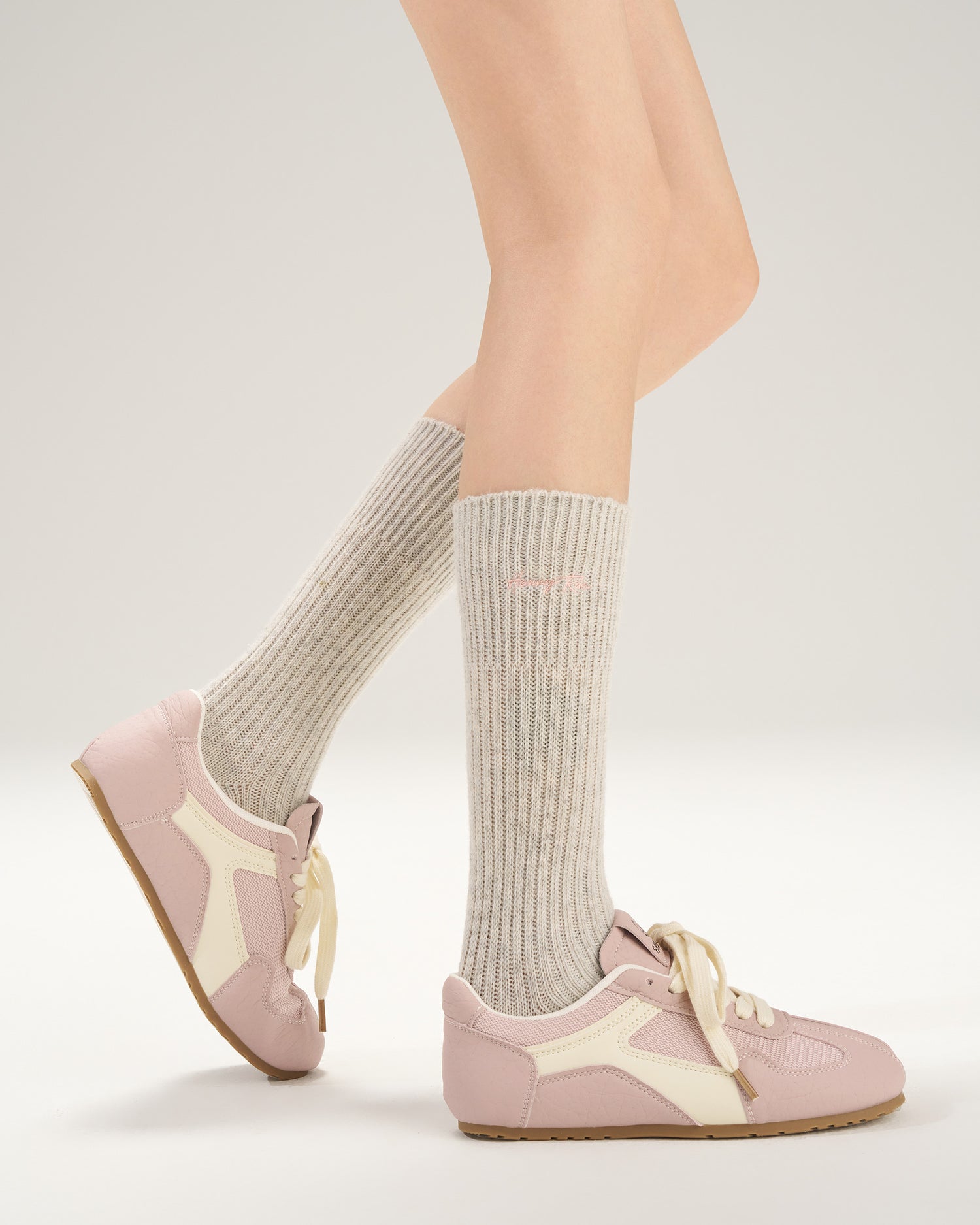 Women’s Winter Cartoon Animal Embroidered Mid-Calf Socks