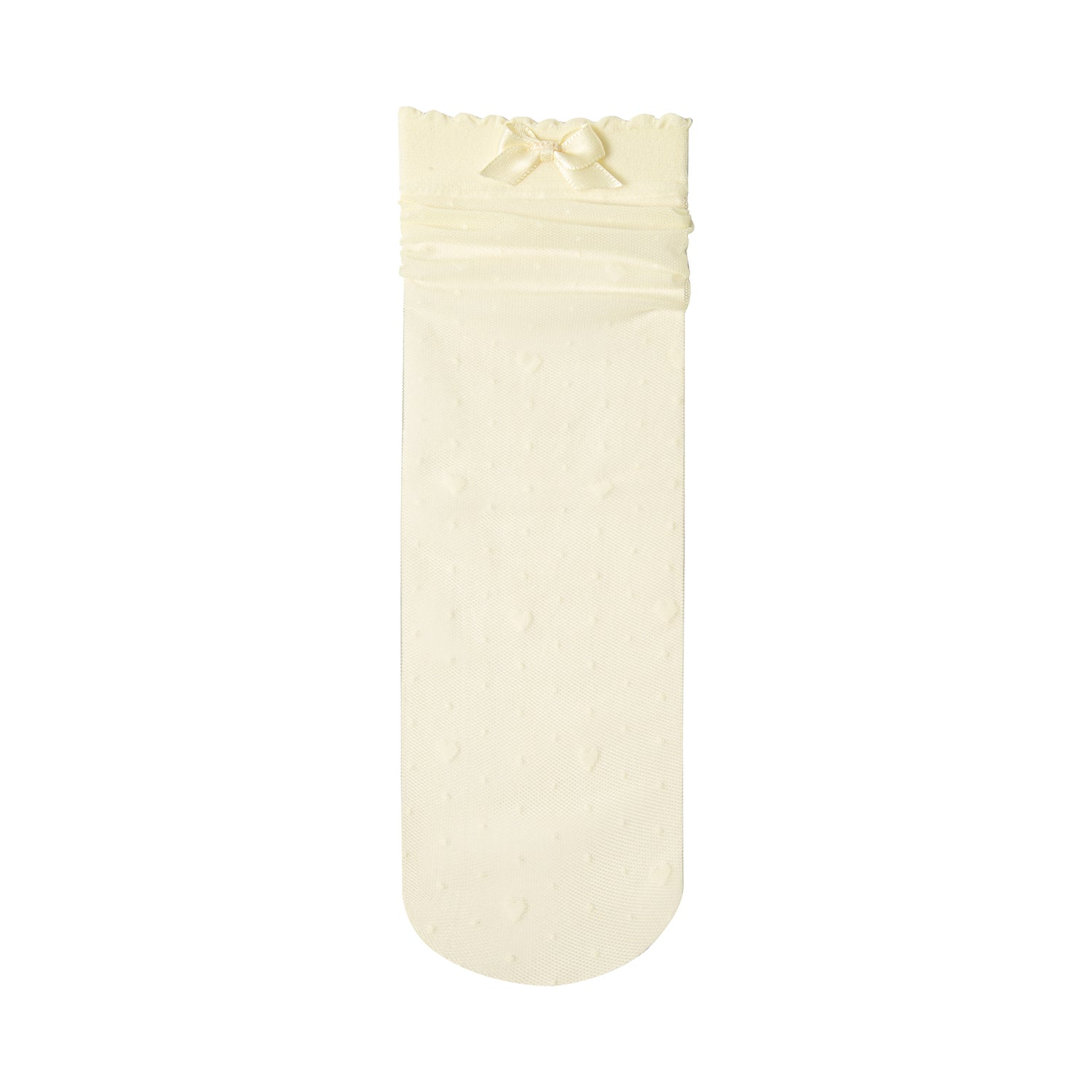 Women's Bow Heart Polka Dot Jacquard Ankle Socks