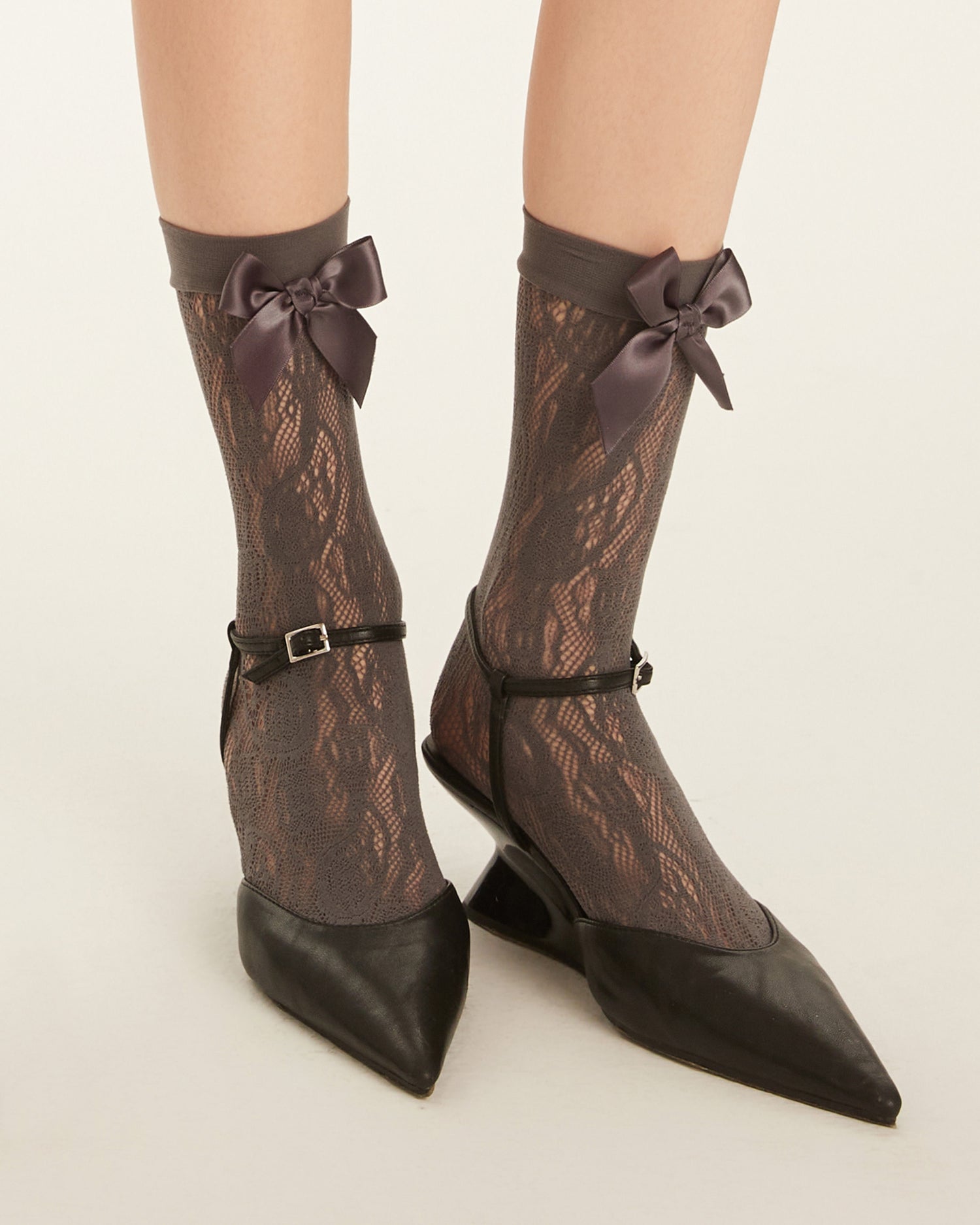 Women's Bow Lace JK Crew Socks