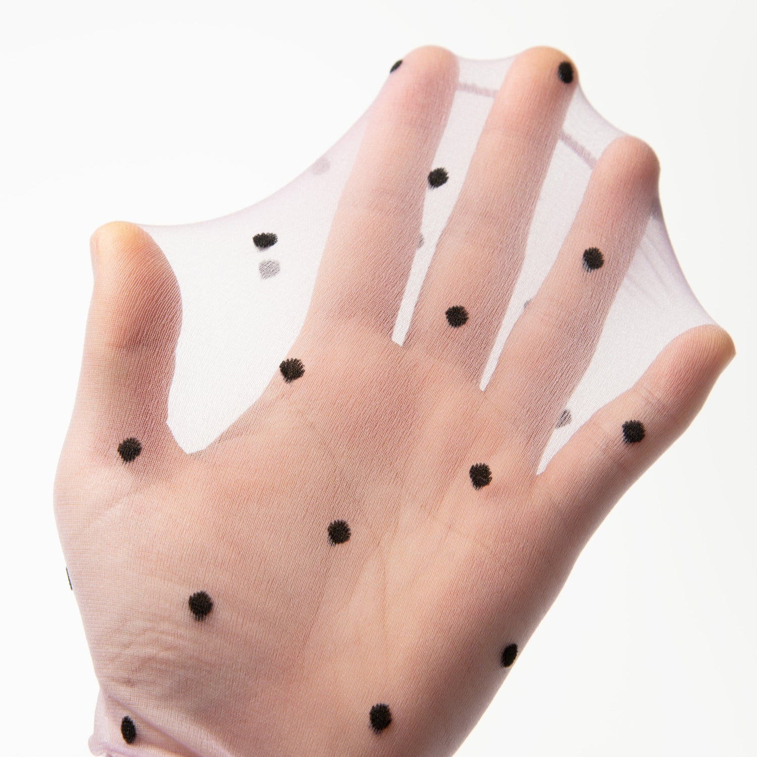 Women's Sheer Breathable Over-the-Knee Polka Dot Socks