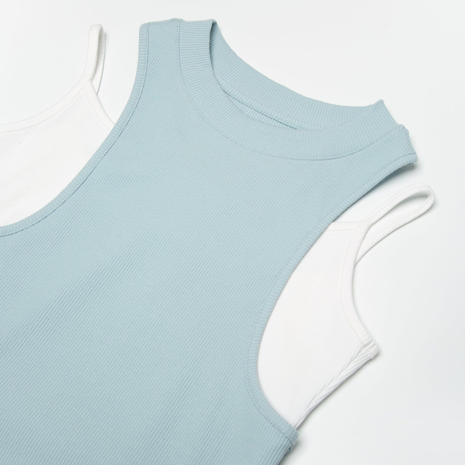 Women's Contrast Layered Look Tank Top