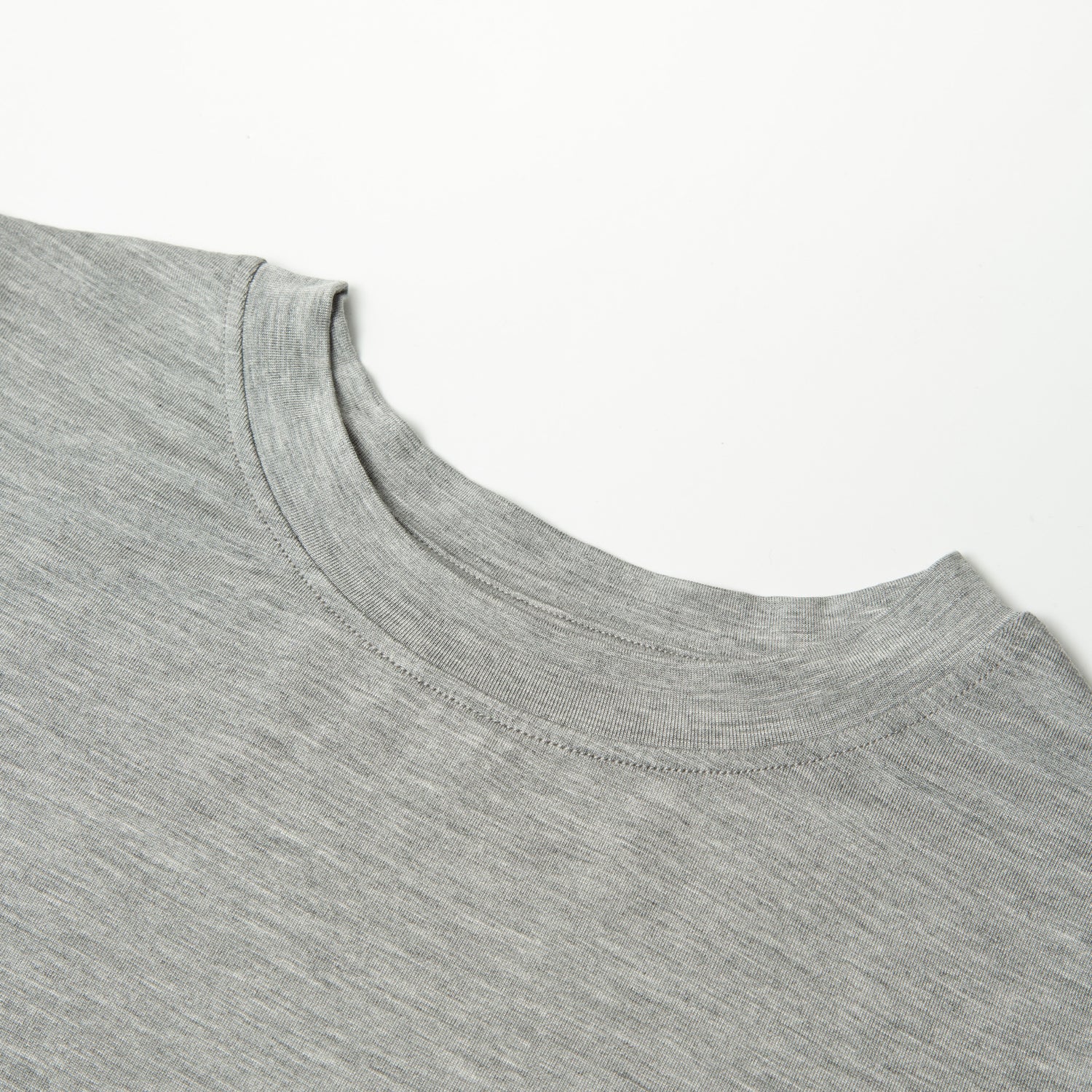 Modal Bare-Skin Crew Neck Slim Fit T-Shirt