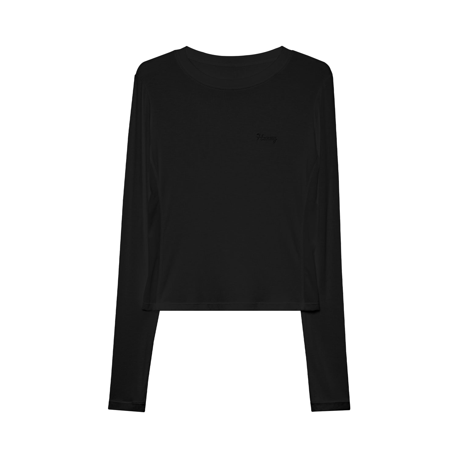 Silk Mesh Embroidered Long Sleeve Base Layer