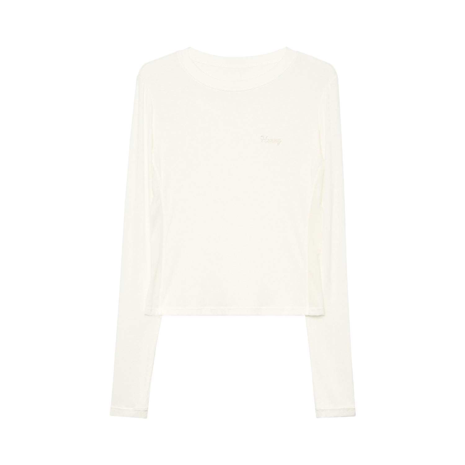 Silk Mesh Embroidered Long Sleeve Base Layer