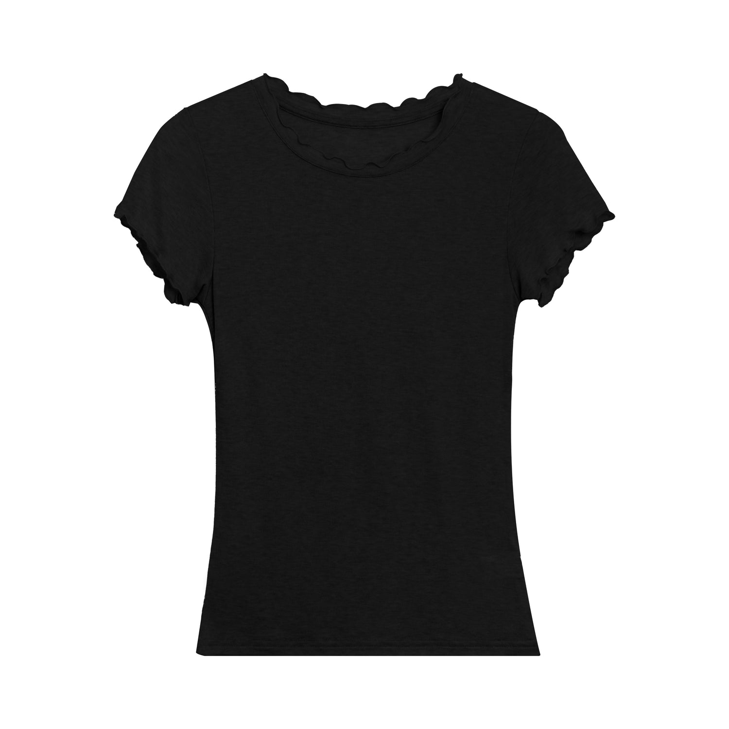 Women’s TENCEL™ Wool Lettuce-Edge T-Shirt