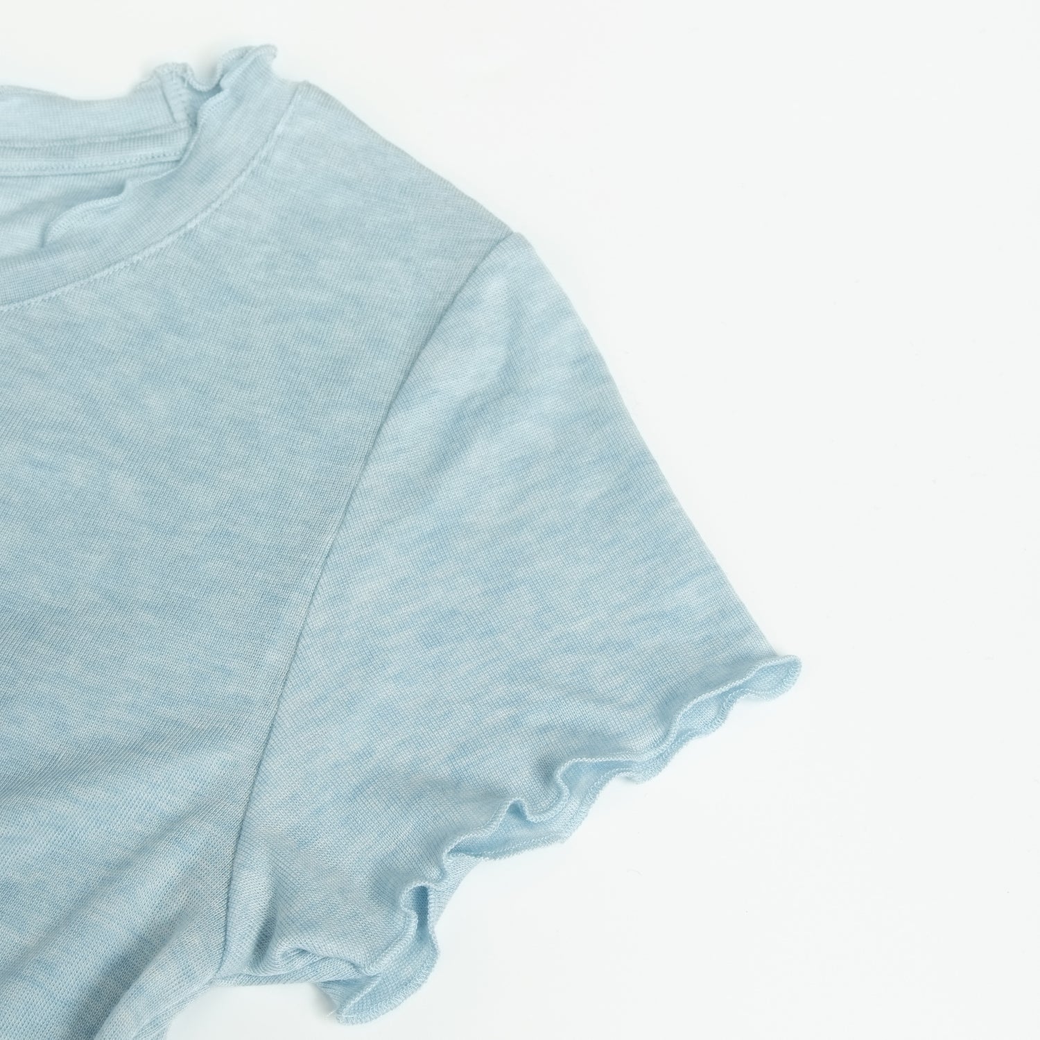 Women’s TENCEL™ Wool Lettuce-Edge T-Shirt