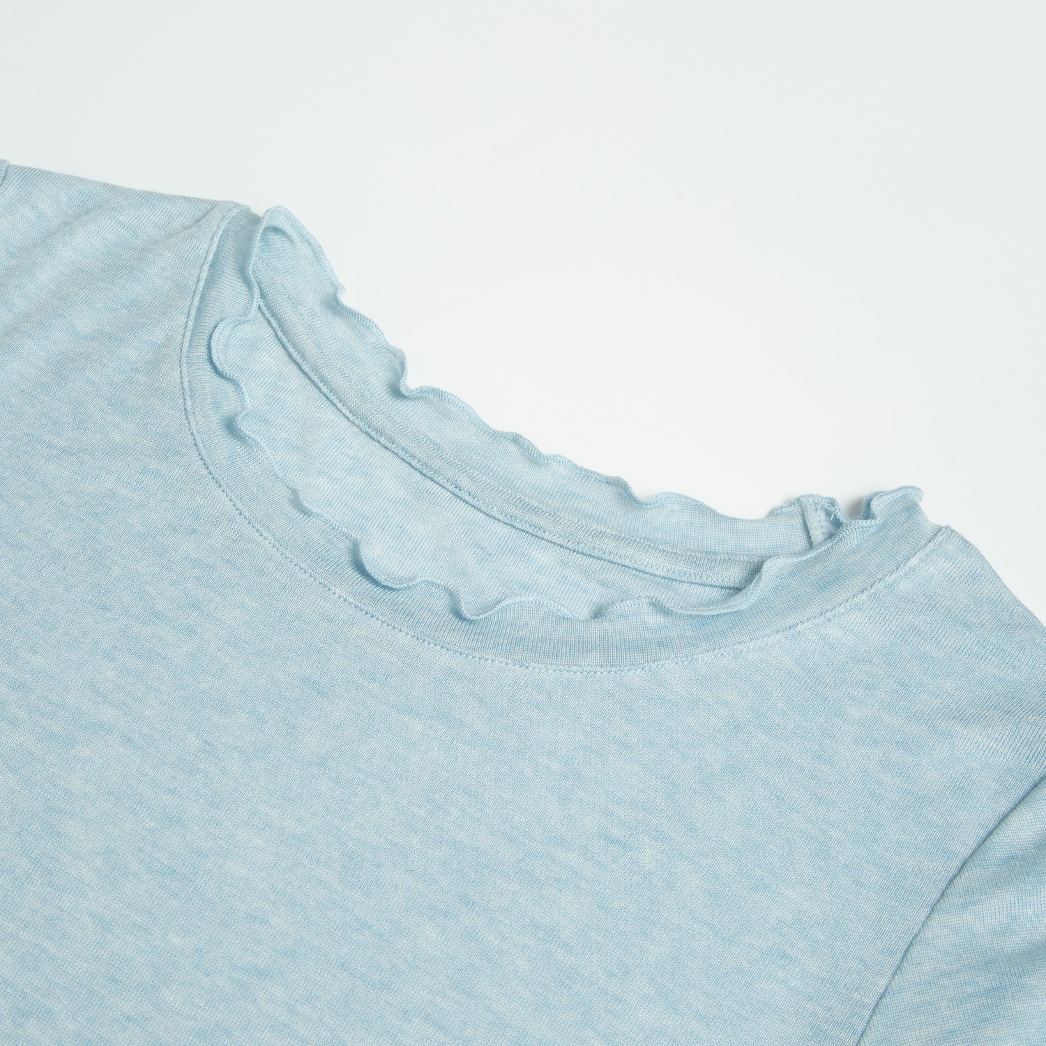 Women’s TENCEL™ Wool Lettuce-Edge T-Shirt