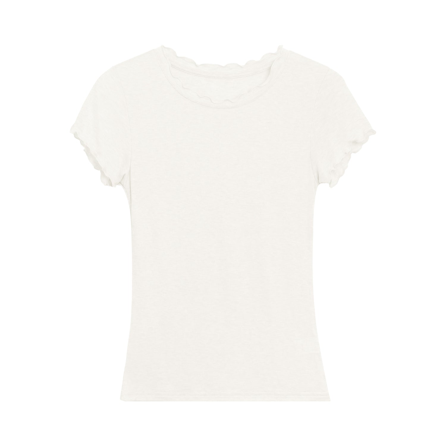 Women’s TENCEL™ Wool Lettuce-Edge T-Shirt