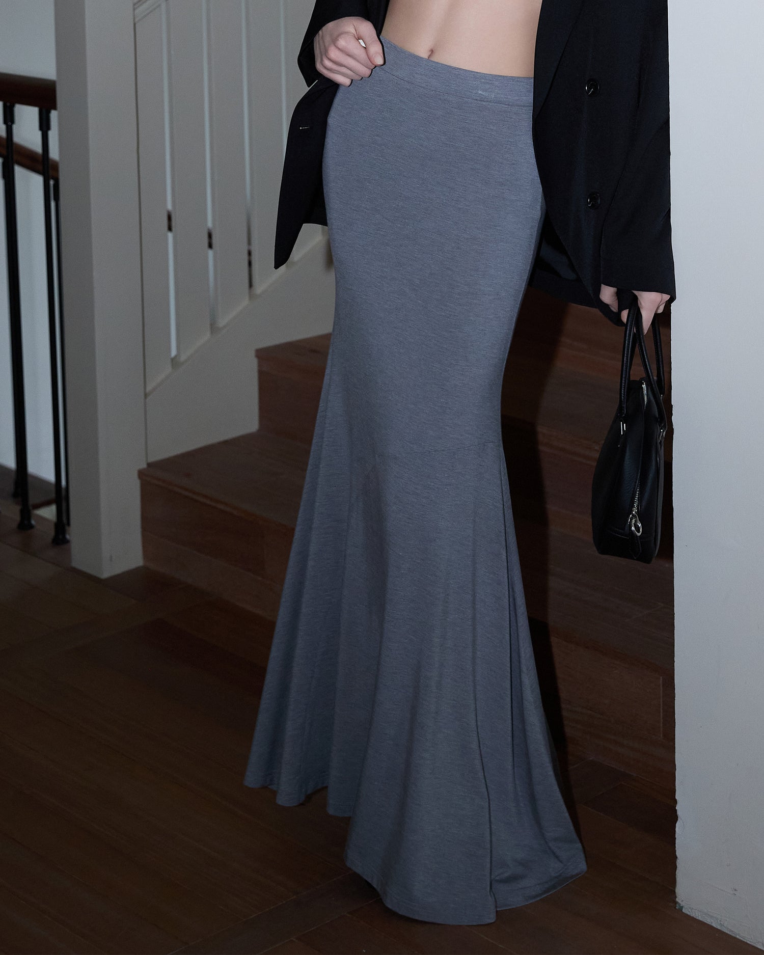 Women's High-Waist Slim Fit Fishtail Skirt