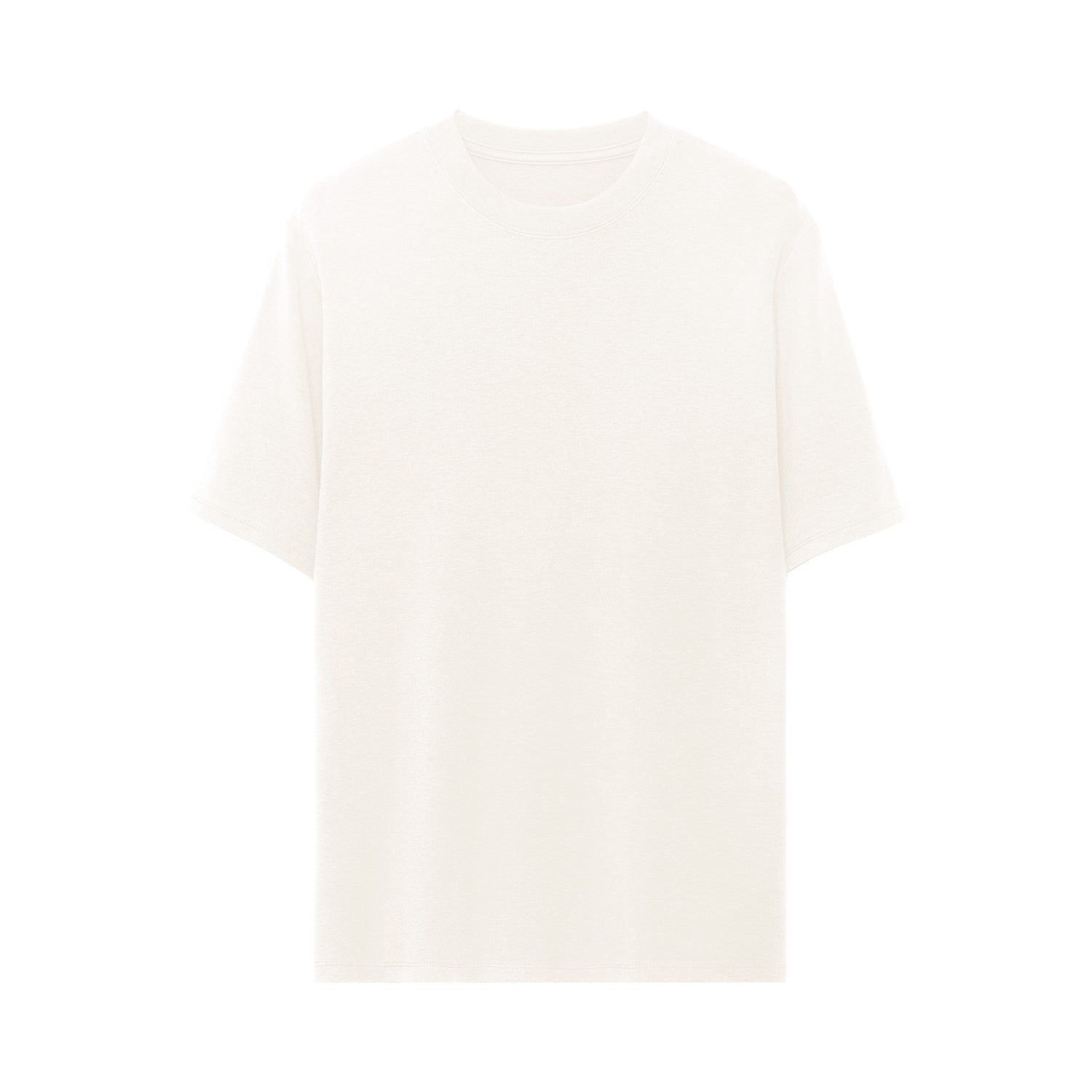 Women's Solid Color Relaxed Fit Crewneck T-Shirt