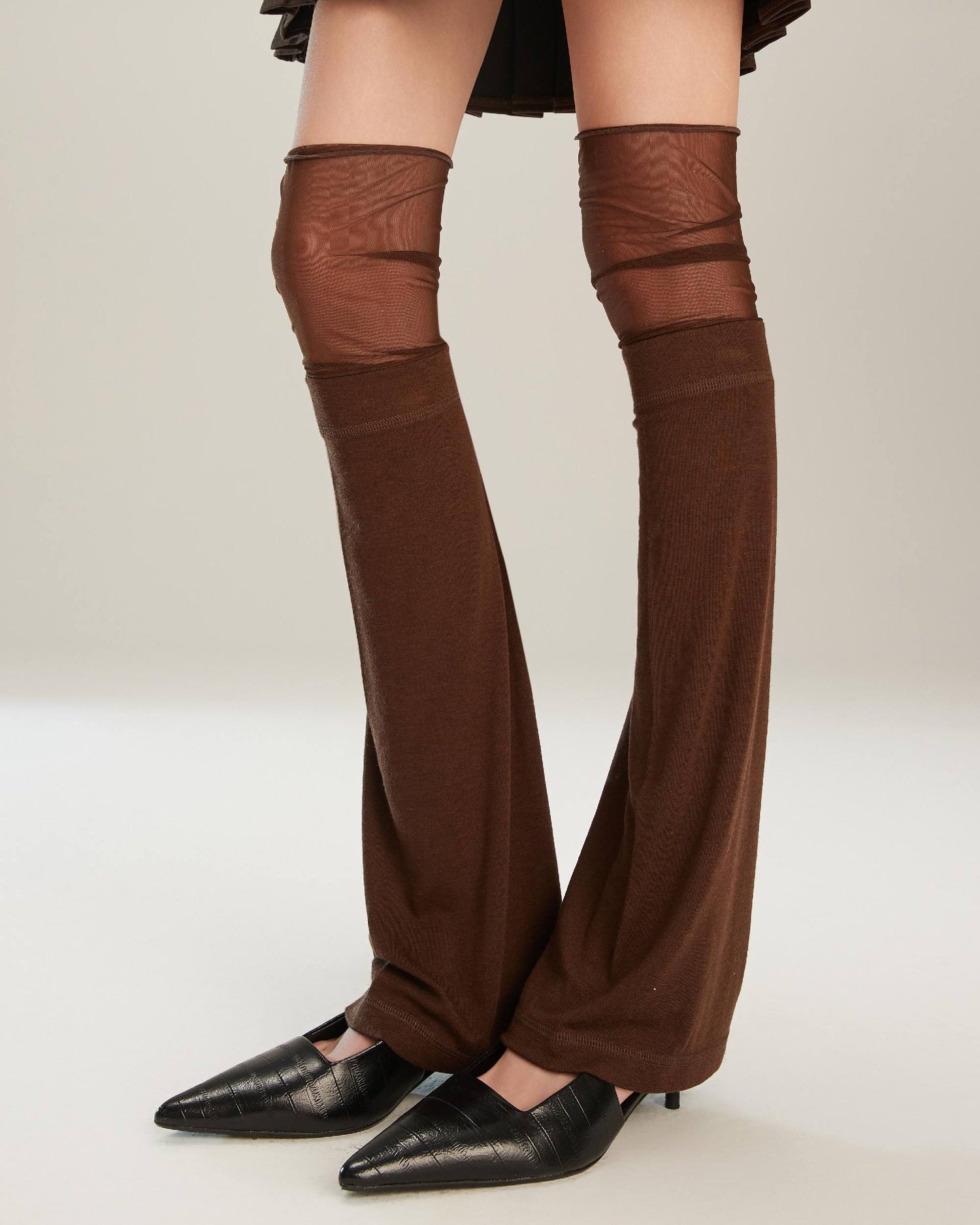 Women’s Tulle Spliced Leg Sleeves