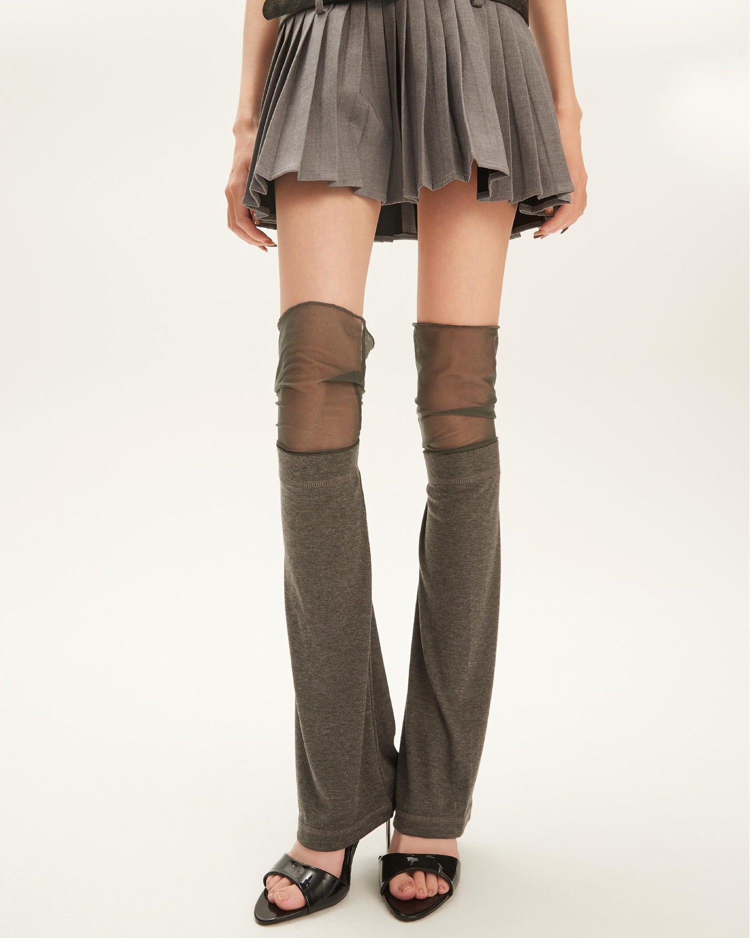 Women’s Tulle Spliced Leg Sleeves
