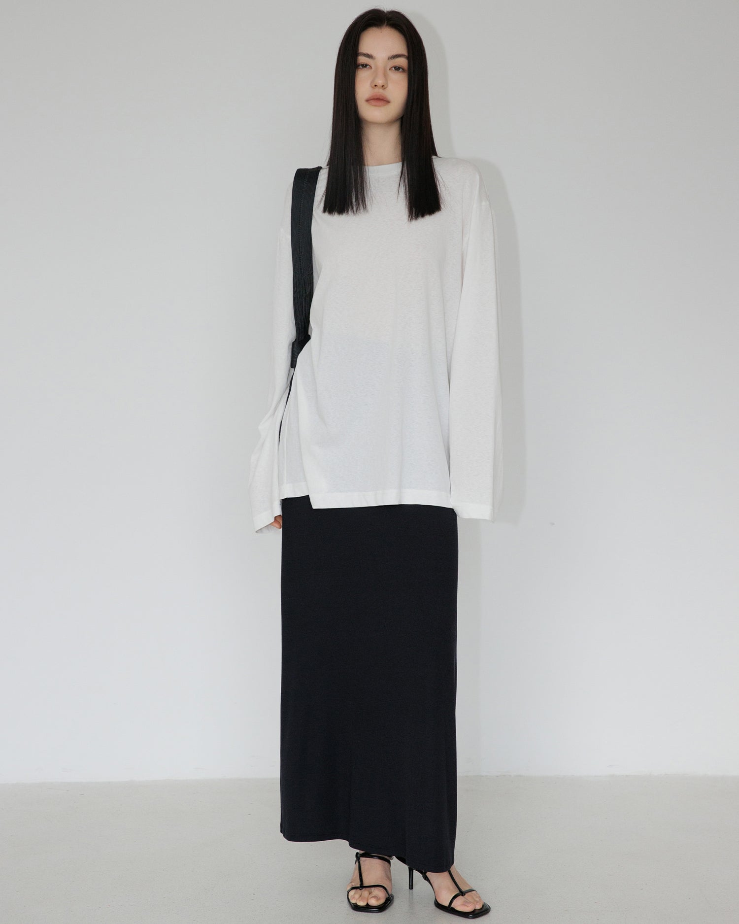 Women's Oversized Long Sleeve Top with Relaxed Fit