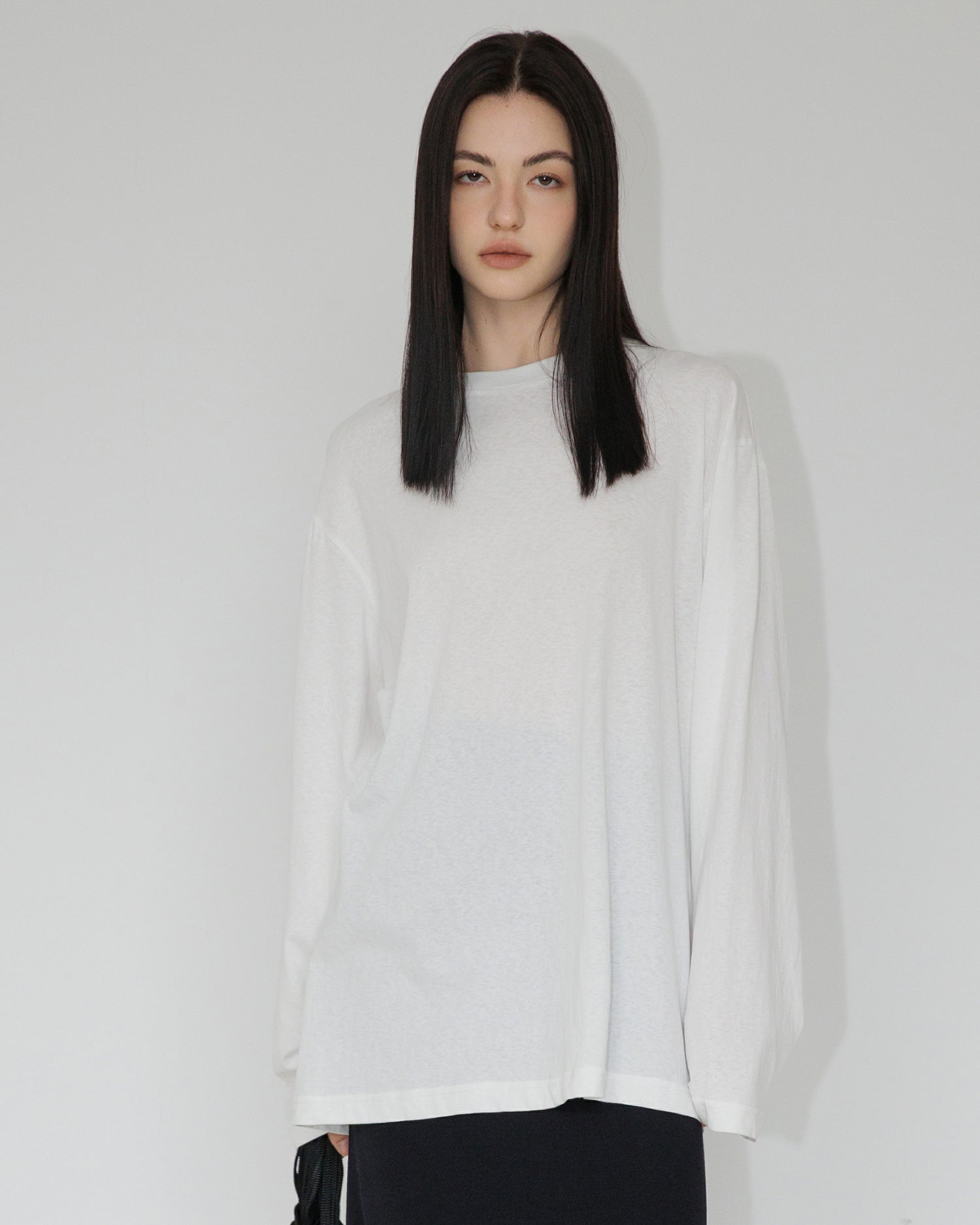 Women's Oversized Long Sleeve Top with Relaxed Fit