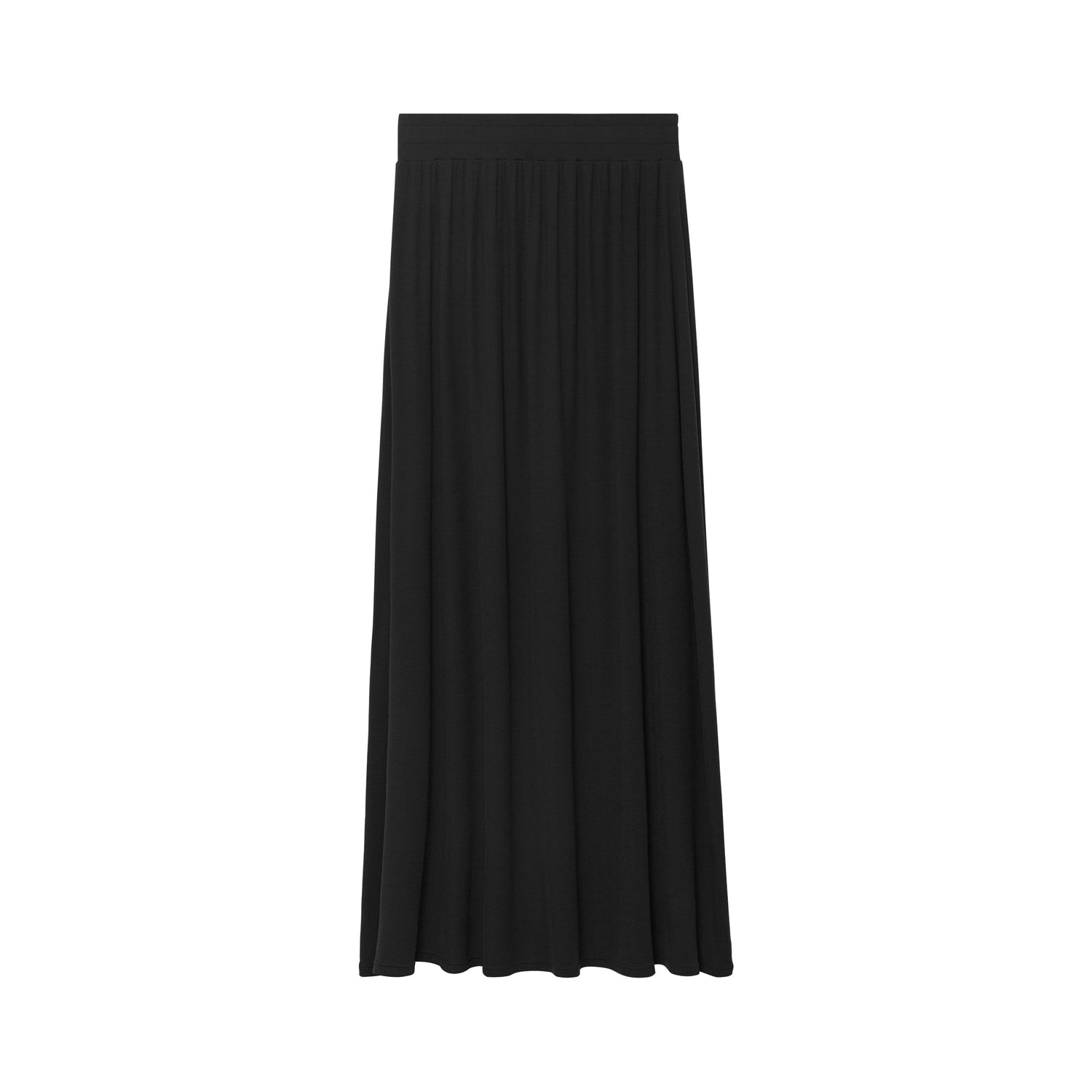Women's High-Waisted Flowing A-Line Midi Skirt
