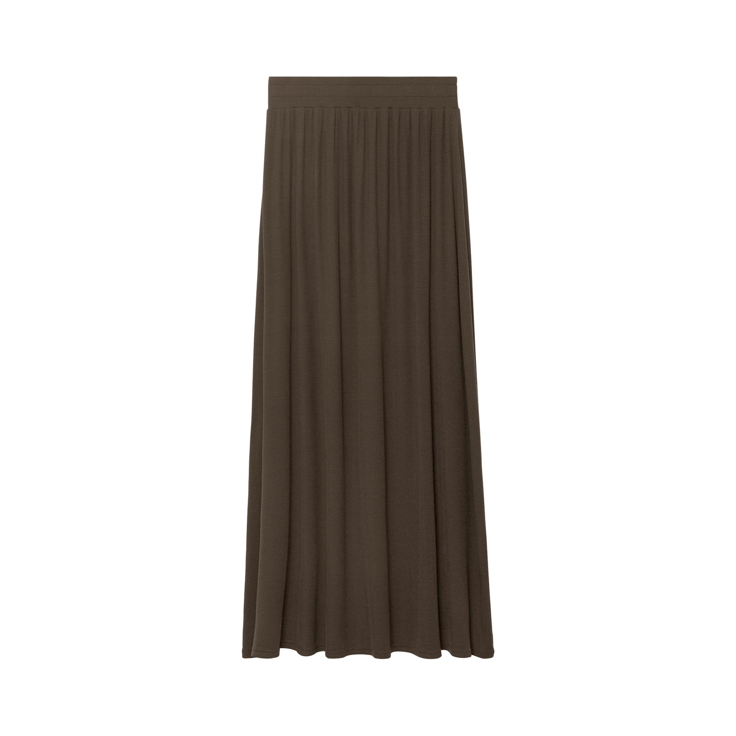 Women's High-Waisted Flowing A-Line Midi Skirt