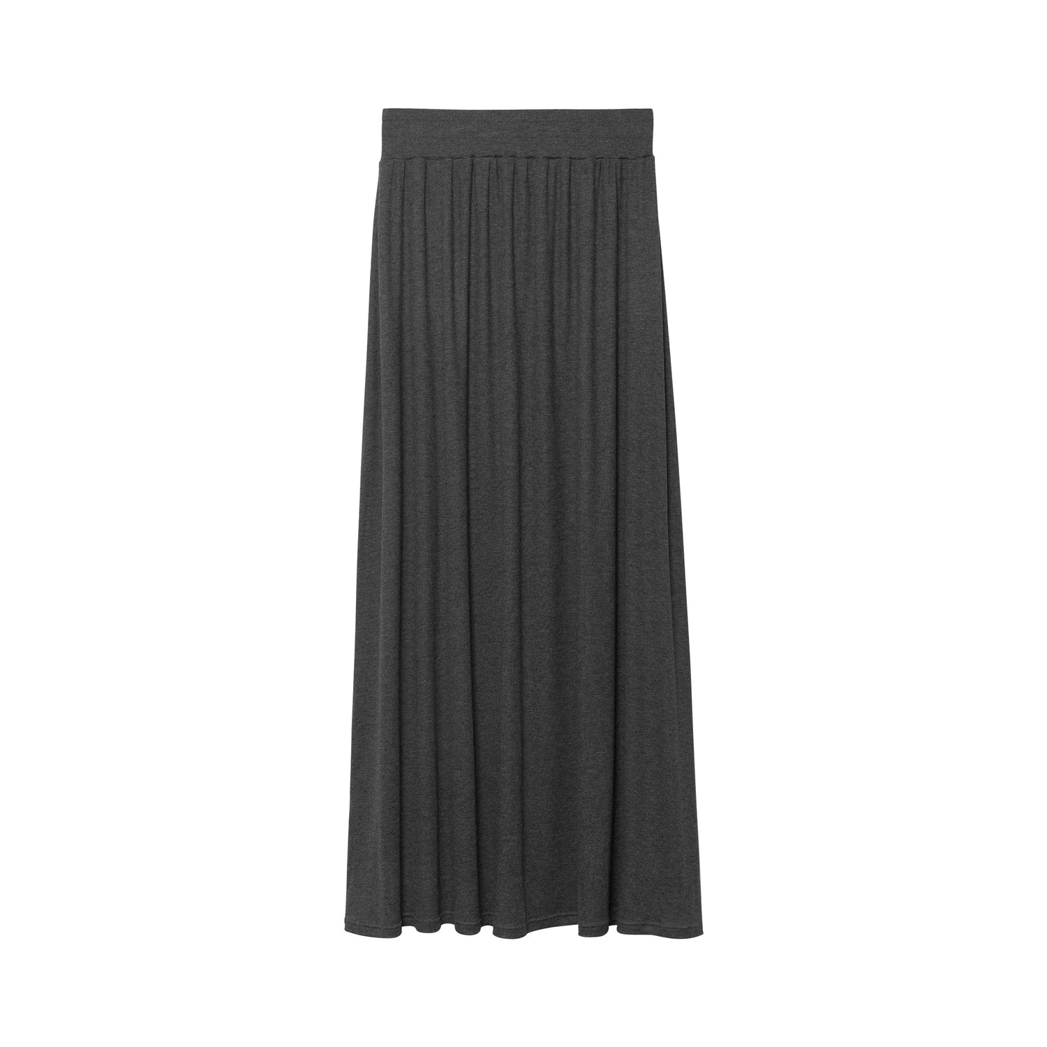 Women's High-Waisted Flowing A-Line Midi Skirt